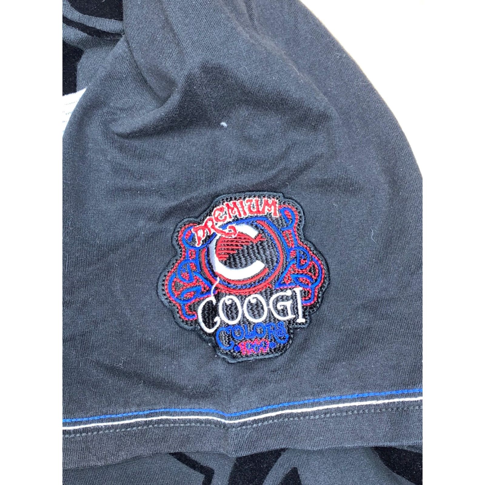 Coogi VINTAGE Coogi T Shirt 2XL Embroidered Logo Black Short Sleeve Mens 90s Designer Logo Embroidered Shirts Size US XXL / EU 58 / 5 - 6 Thumbnail