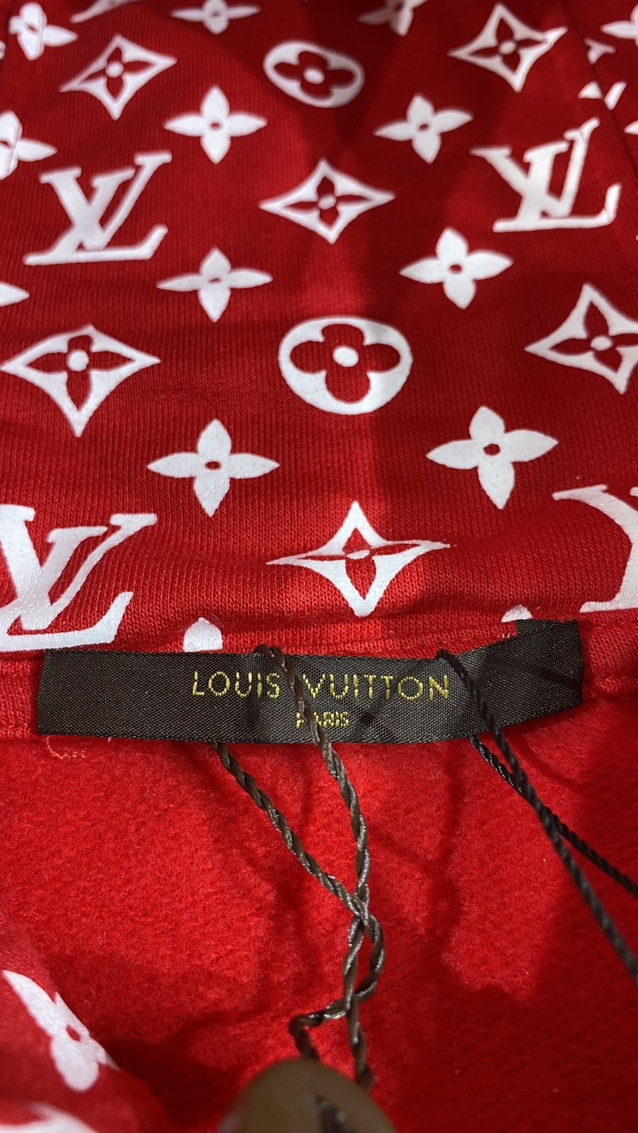 Louis Vuitton × Supreme LOUIS VUITTON X SUPREME L Box Logo Hoodie Size US L / EU 52-54 / 3 - 3 Thumbnail
