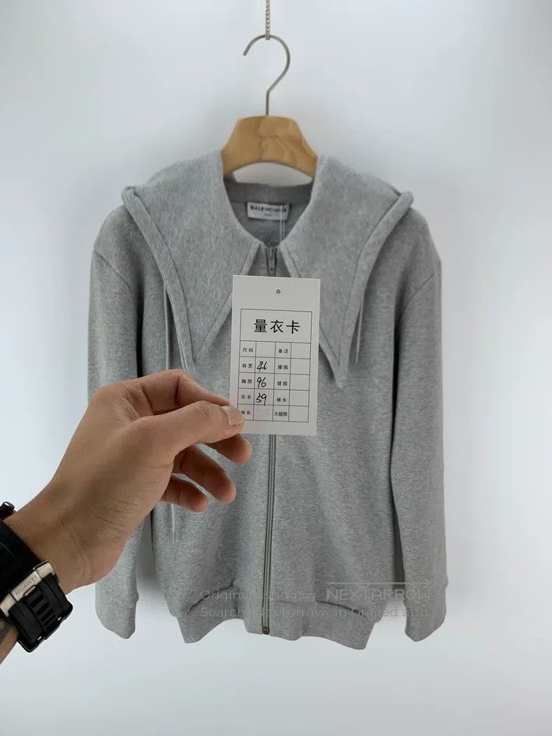 Balenciaga Balenciaga Solid Color Casual All-Purpose Hooded Jacket Size US XS / EU 42 / 0 - 5 Thumbnail