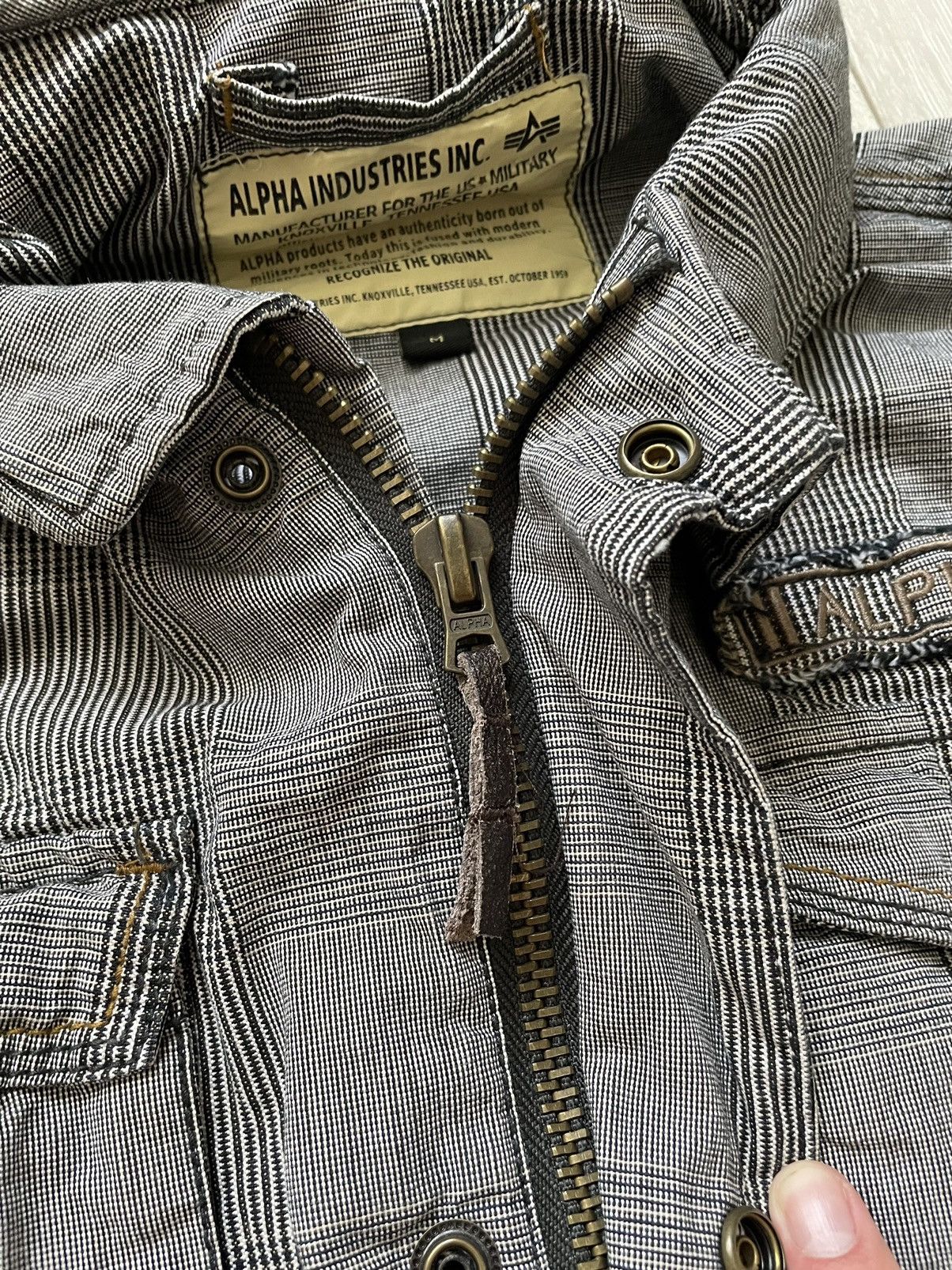 Alpha Industries × Vintage Vintage Alpha Industries Knoxville Military Jacket Size US M / EU 48-50 / 2 - 10 Thumbnail