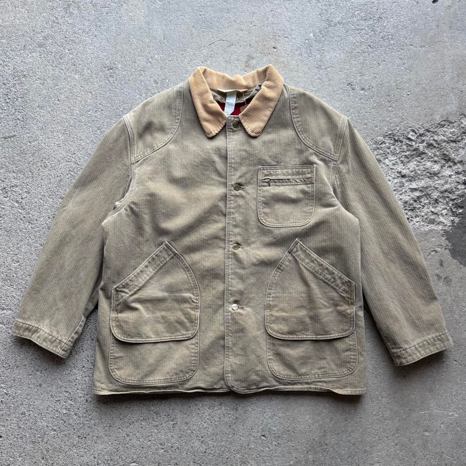 L.L. Bean 80s 90s HBT Style L.L.Bean Barn Chore Coat Size US XL / EU 56 / 4 - 2 Thumbnail