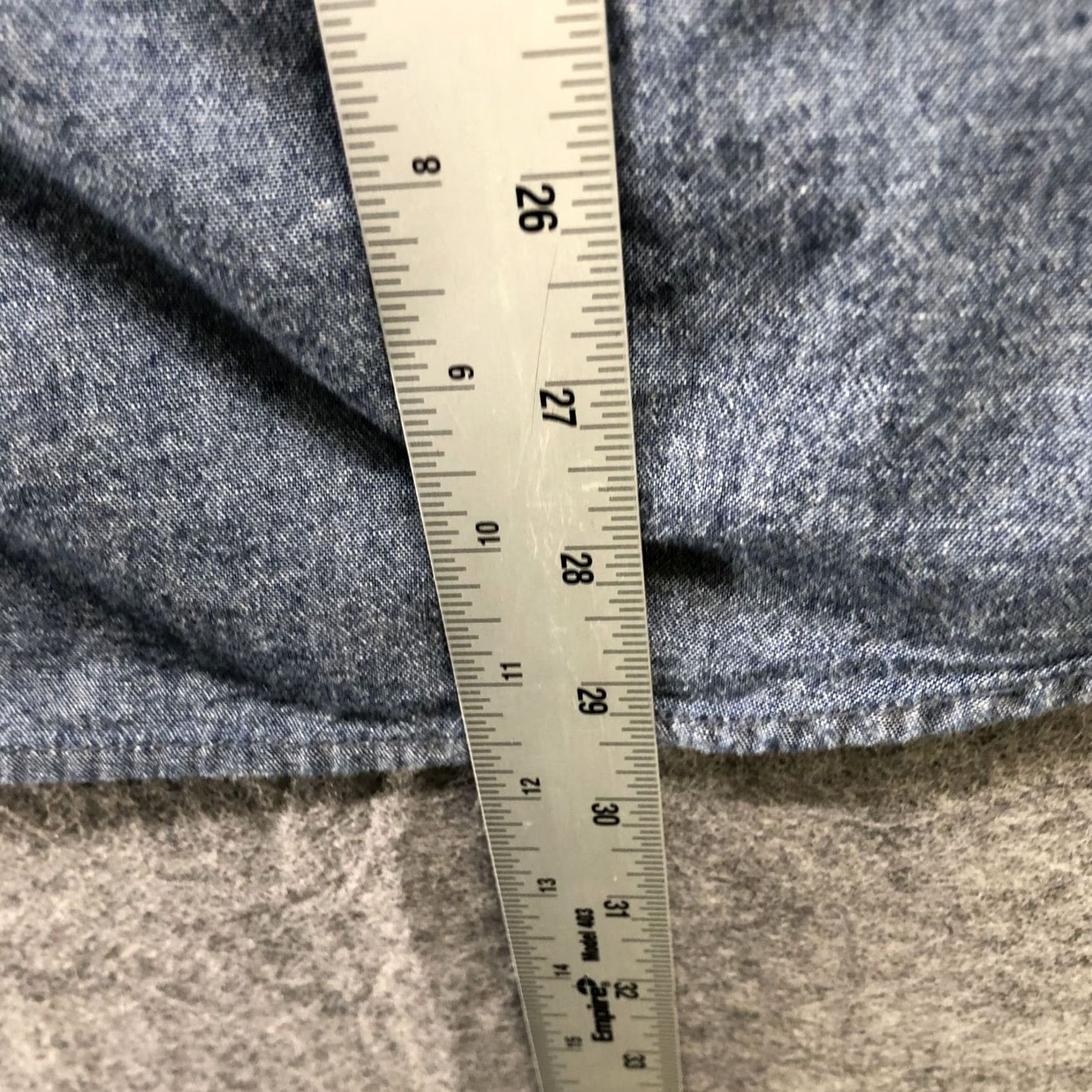Calvin Klein Calvin Klein Utility Shirt Mens XL Blue Cotton Flap Pocket Button Up Western Size US XL / EU 56 / 4 - 7 Thumbnail