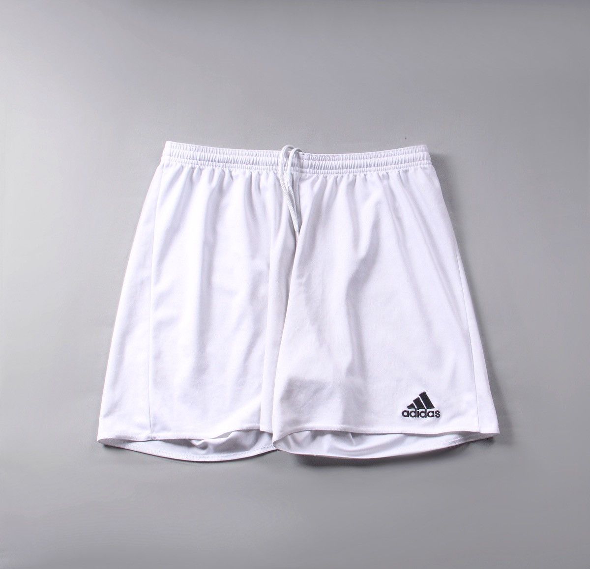 Adidas Adidas Vintage White Shorts Running Soccer Nylon 90s L Size US 34 / EU 50 - 1 Thumbnail
