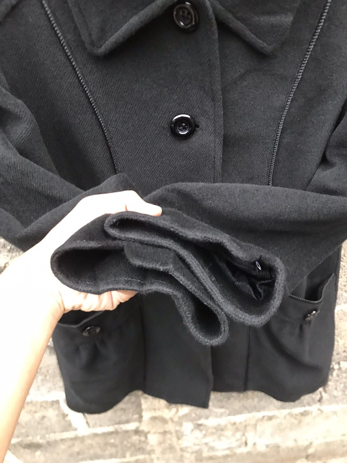 Kansai Yamamoto ⚡️Vintage Kansai Yamamoto Bis Button Coat Jacket Size S / US 4 / IT 40 - 7 Thumbnail