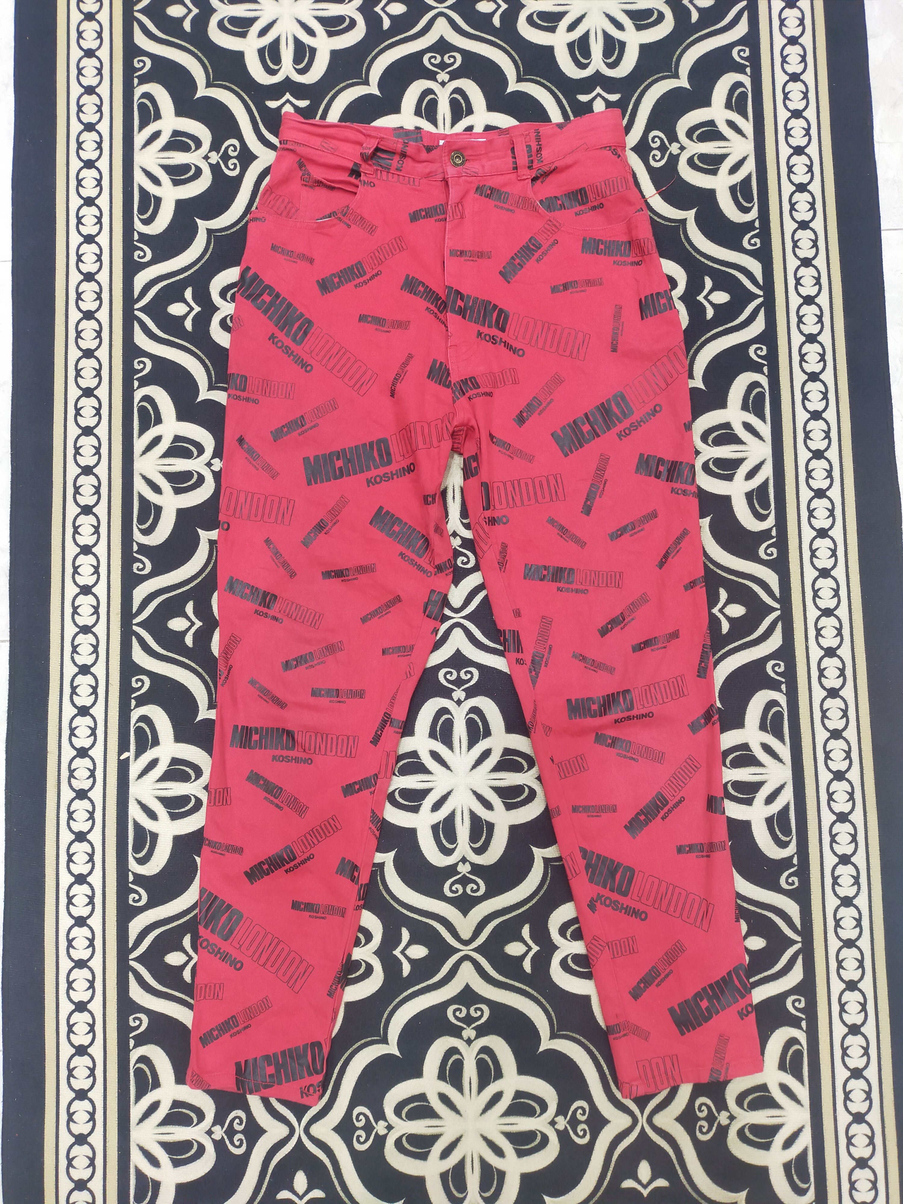 Hysteric Glamour Michiko London Koshino Full Printed Skinny Stretch Size US 29 - 1 Thumbnail
