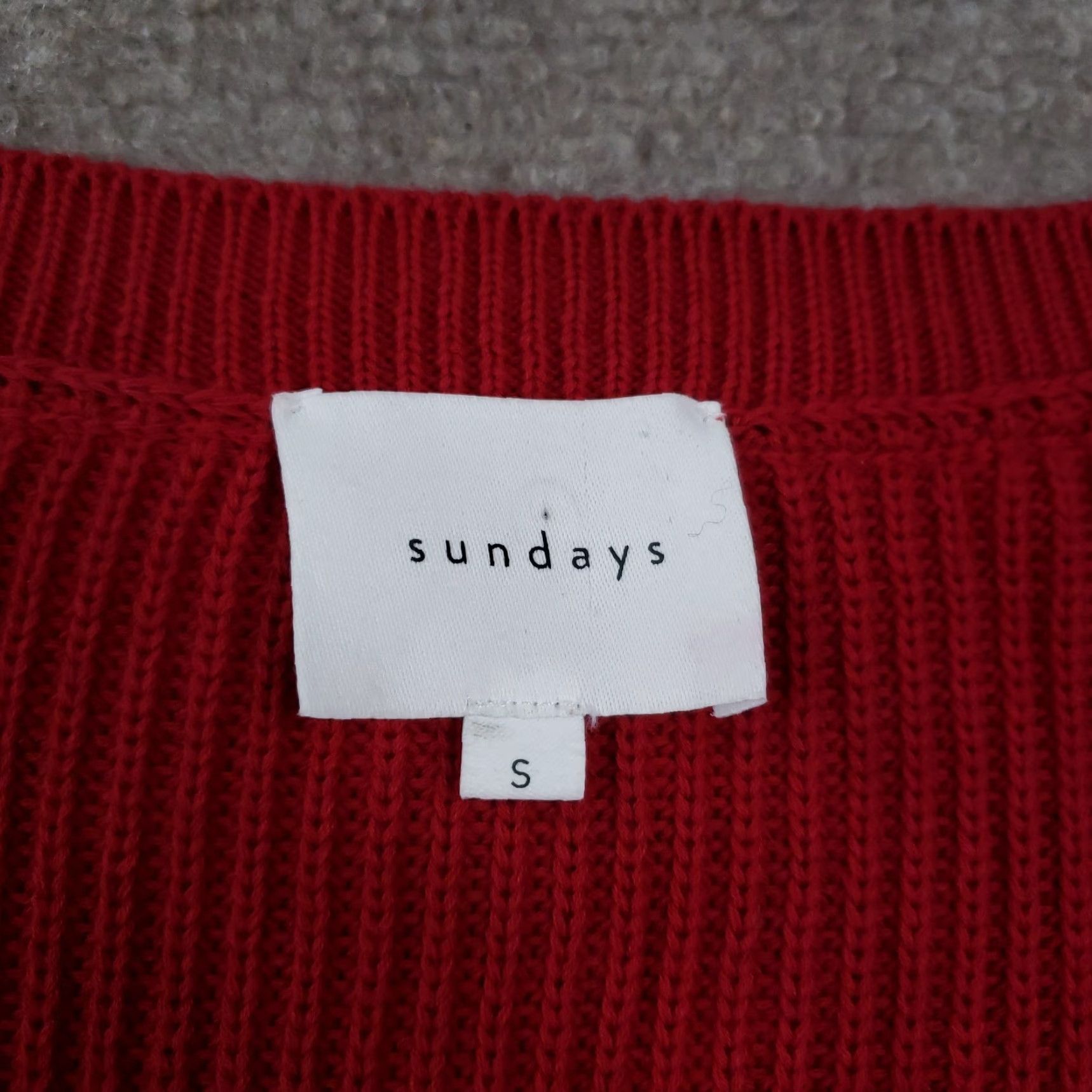 Vintage Sundays Sweater Womens Sz Small Red Pink Knit Striped Button Comfort Casual Size S / US 4 / IT 40 - 5 Thumbnail