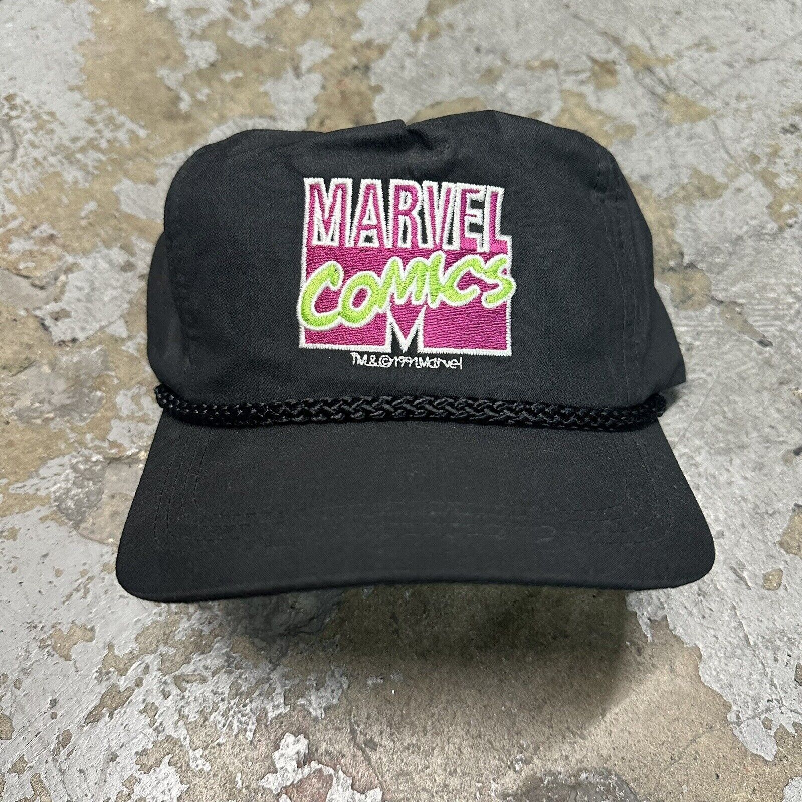 Marvel Comics × Vintage NWOT Vintage 1991 Marvel Comics Snapback Hat Walt Disney Size ONE SIZE - 1 Thumbnail