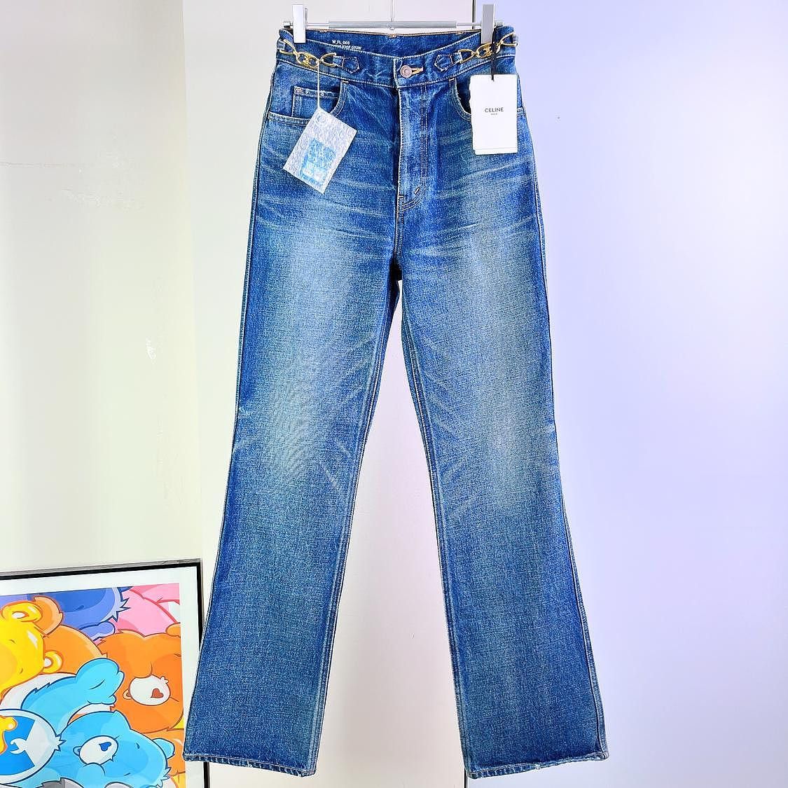 Celine Celine Chain Waist Jeans Size 27 Size 27" / US 4 / IT 40 - 1 Thumbnail