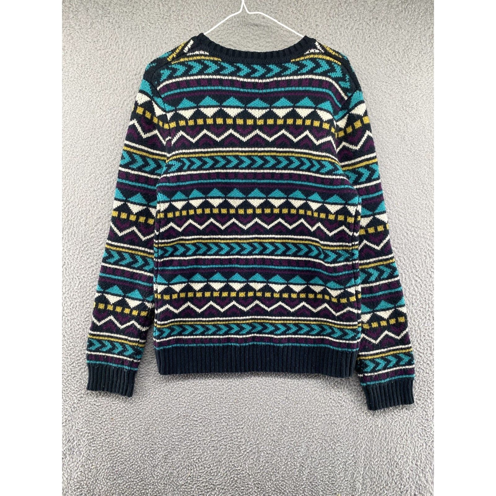 21 Men VTG 90s 21 Men Colorful Geometric Knit Pullover Sweater Mens Size S Size US S / EU 44-46 / 1 - 7 Thumbnail