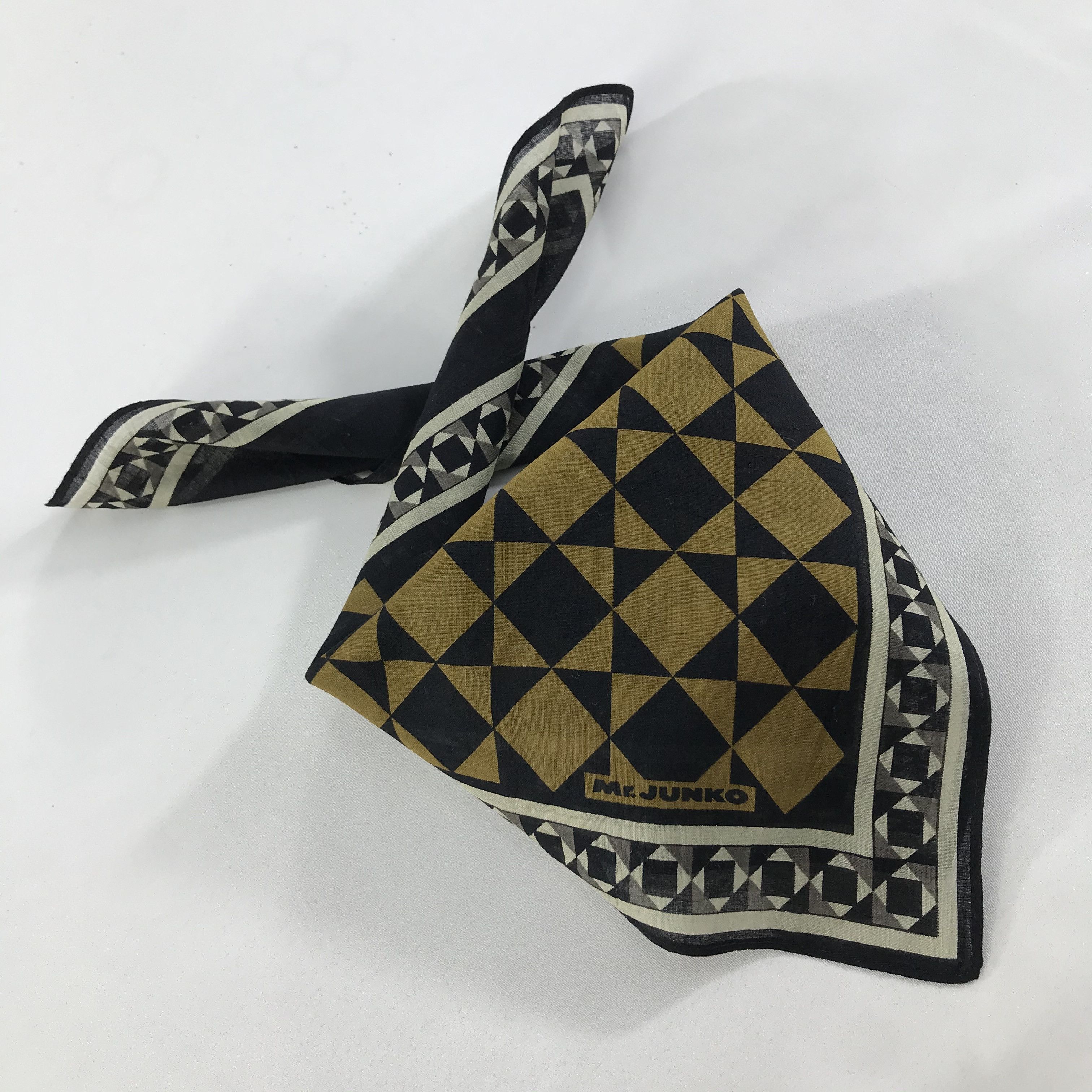 Mr. Junko × Vintage Mr. Junko Bandana / Handkerchief / Neckerchief - S1458 Size ONE SIZE - 4 Thumbnail