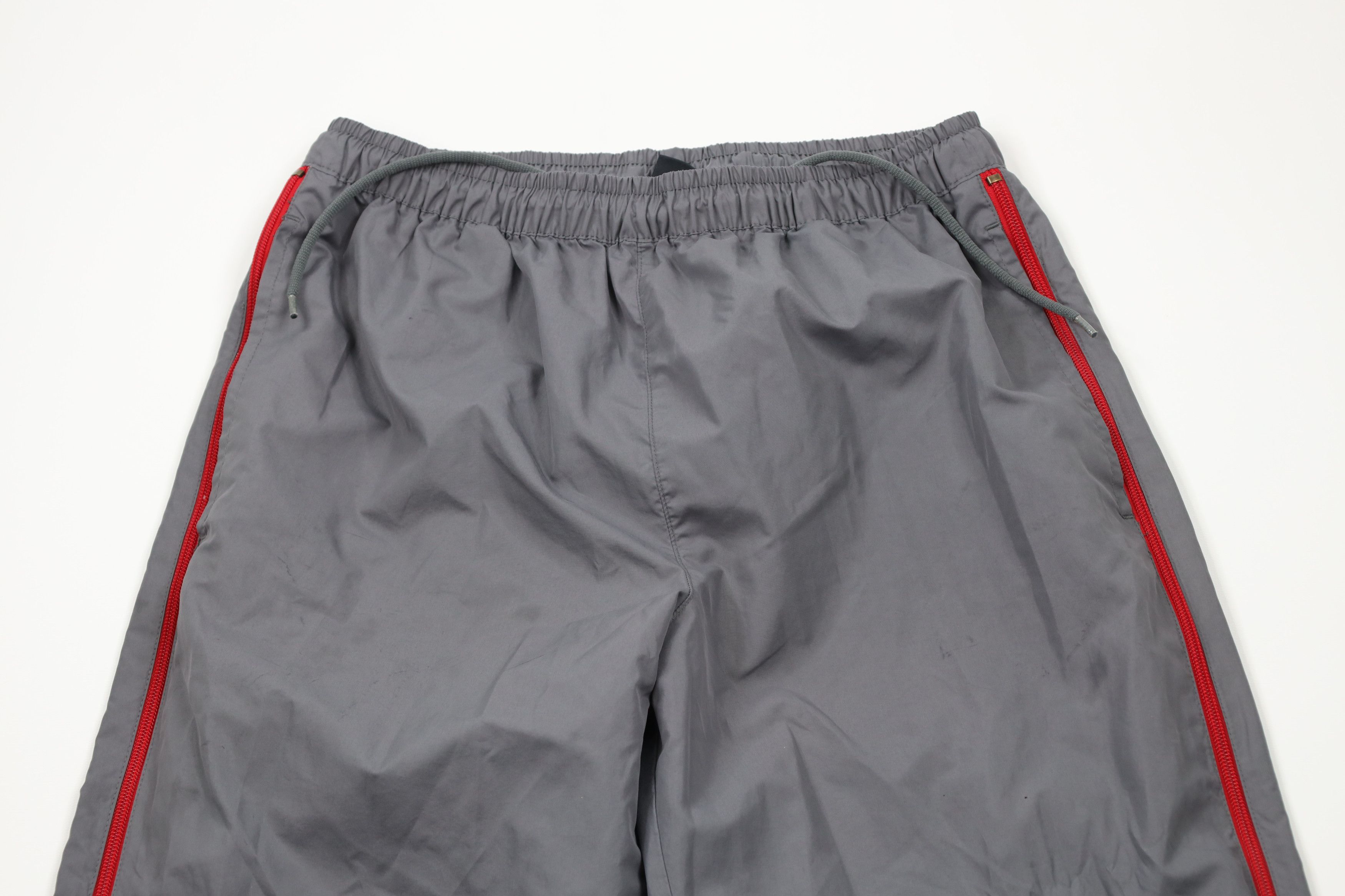 Nike × Vintage Vintage Nike Scott Mini Swoosh Wide Leg Windbreaker Pants Size US 36 / EU 52 - 2 Thumbnail