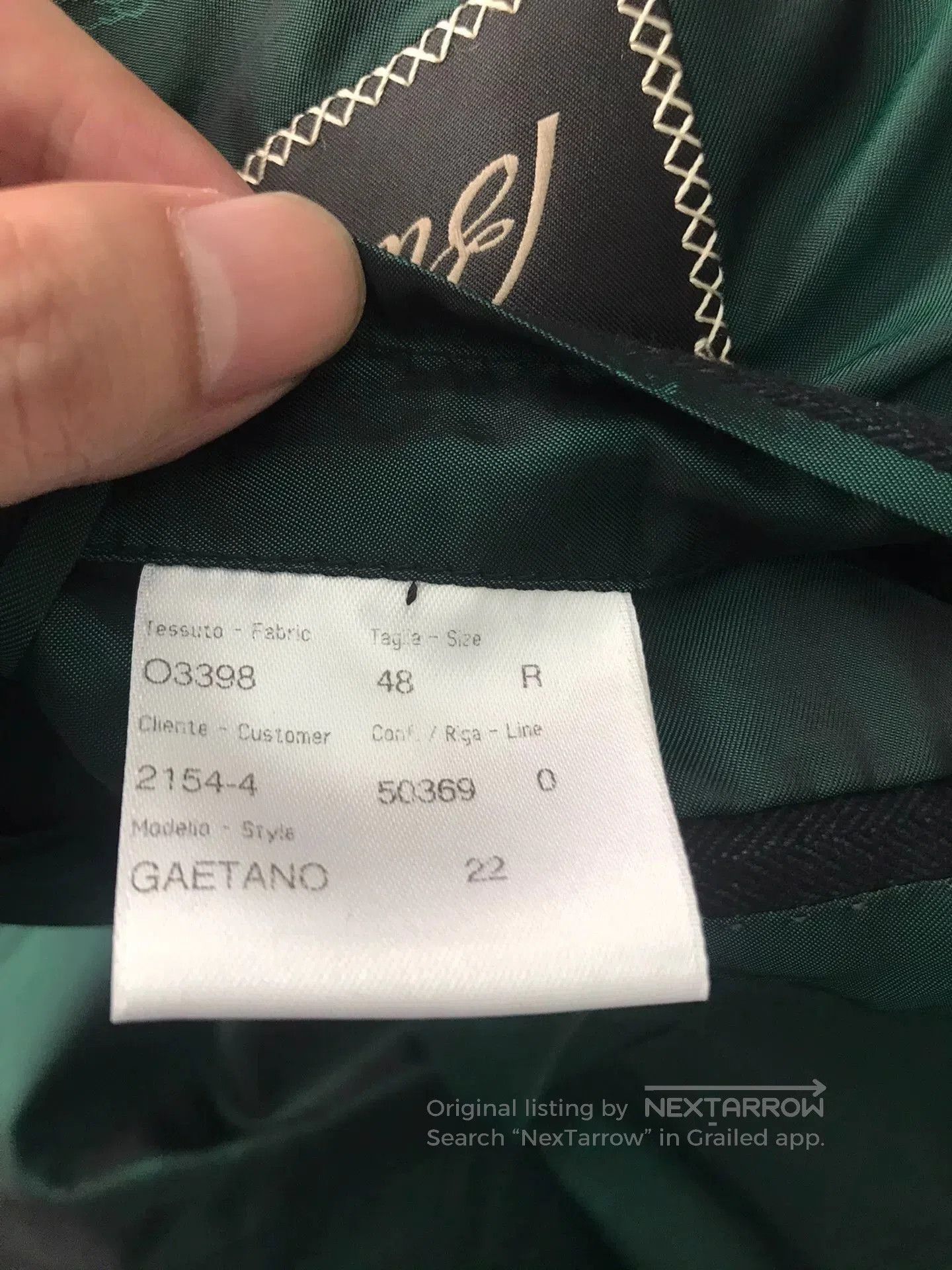 Brioni brioni cashmere silk suit jacket black green. Size US L / EU 52-54 / 3 - 8 Thumbnail