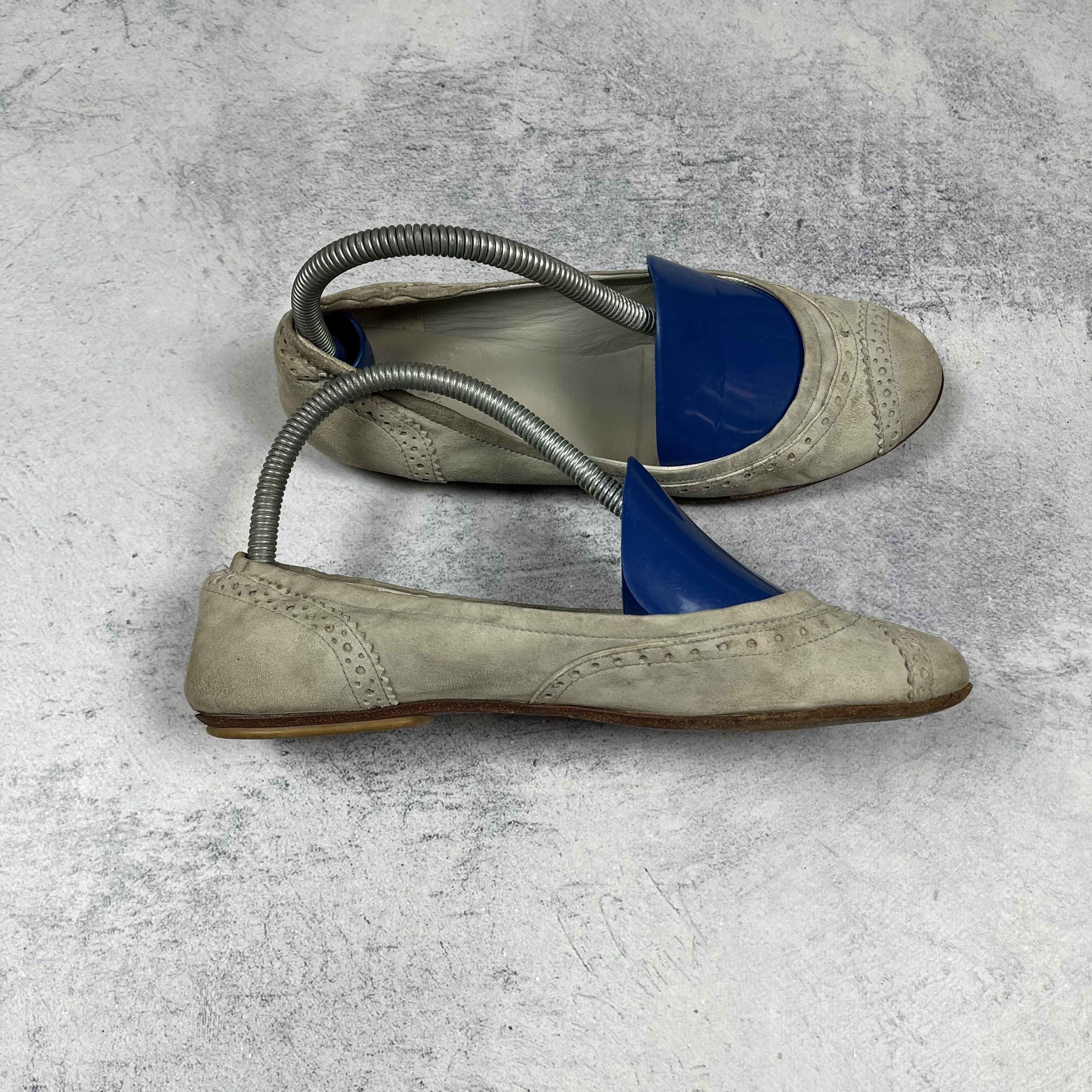 Brunello Cucinelli Ladies Brunello Cucinelli Monili Toe Suede Ballet Flats Size US 6.5 / IT 36.5 - 5 Thumbnail