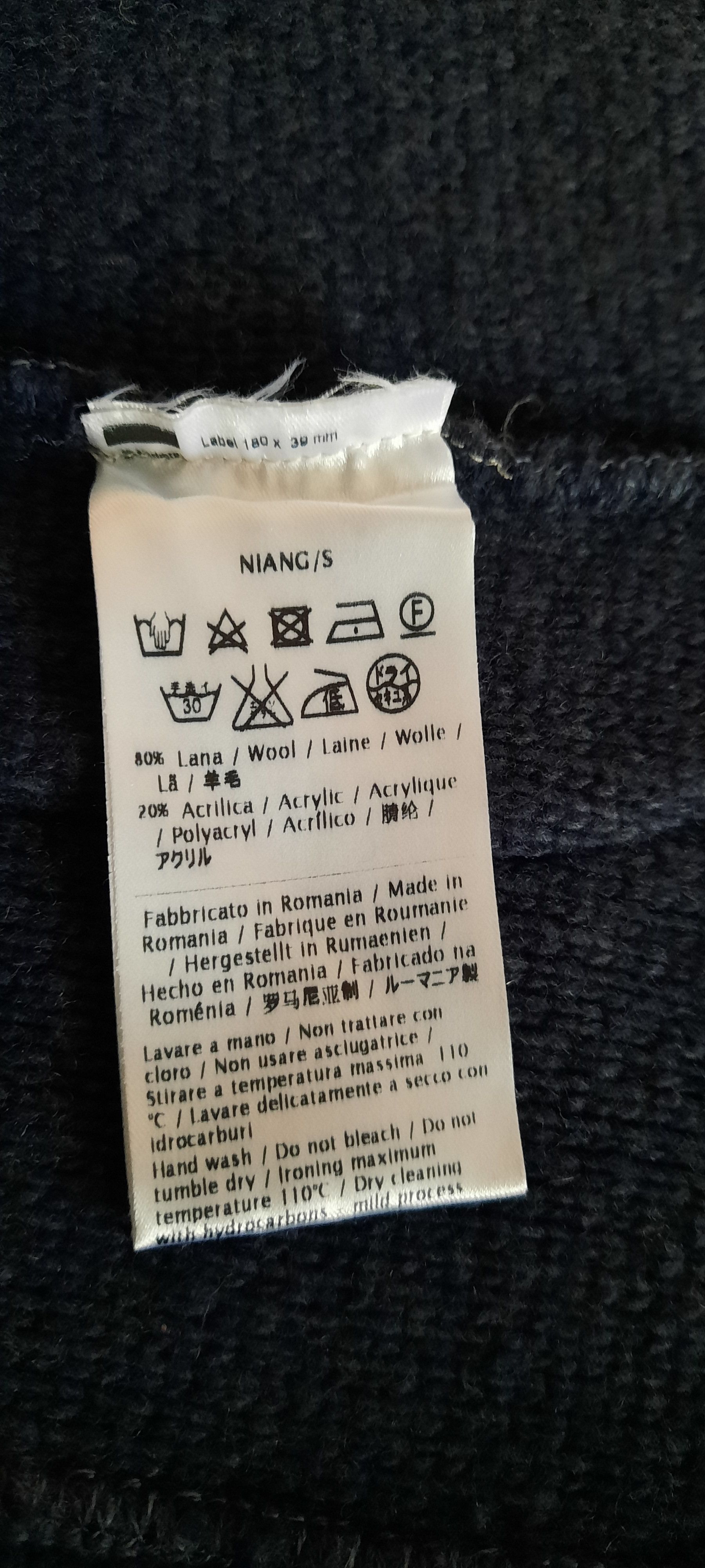 GAS GAS Men's Cardigan Wool Jacket Blue 48 Size US M / EU 48-50 / 2 - 16 Thumbnail