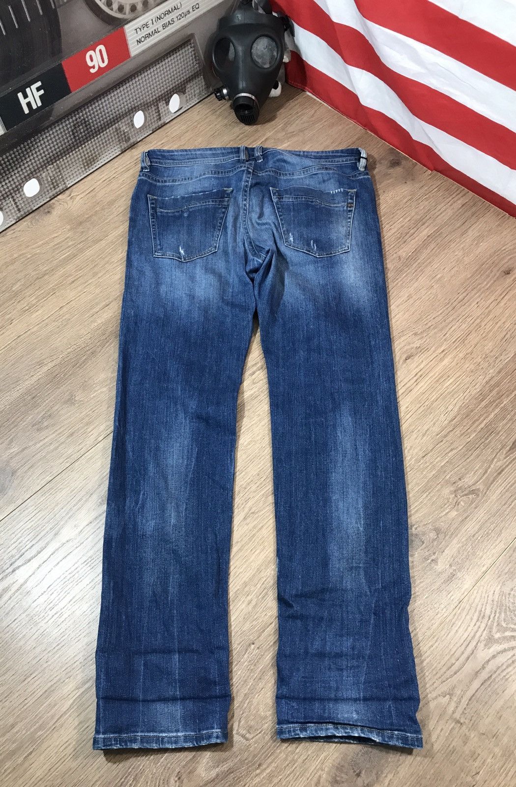 Diesel × Vintage Vintage Diesel Distressed Denim Pants Jeans Size US 36 / EU 52 - 12 Thumbnail