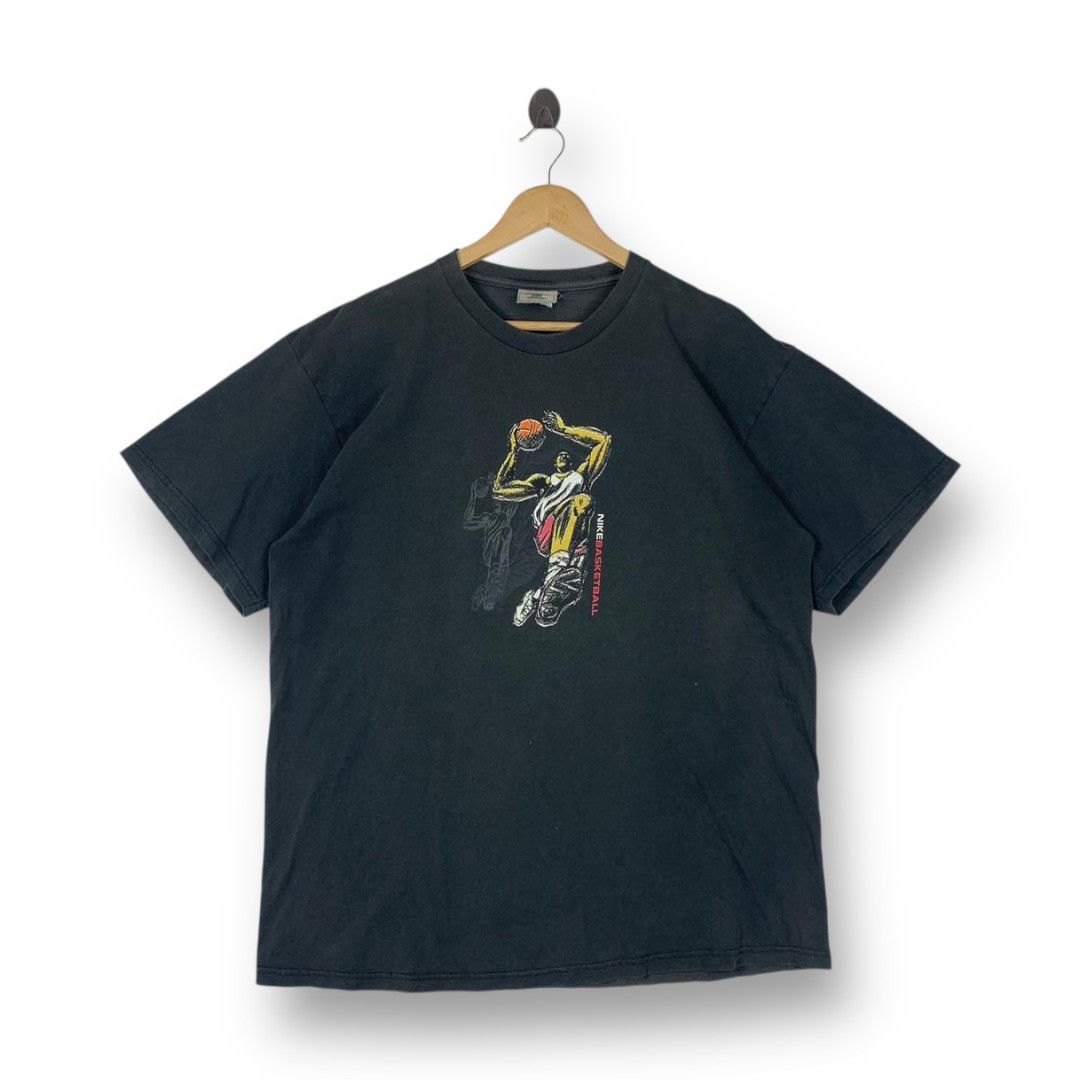 Nike Vintage NIKE basketball dunk printed tee Size US L / EU 52-54 / 3 - 1 Thumbnail