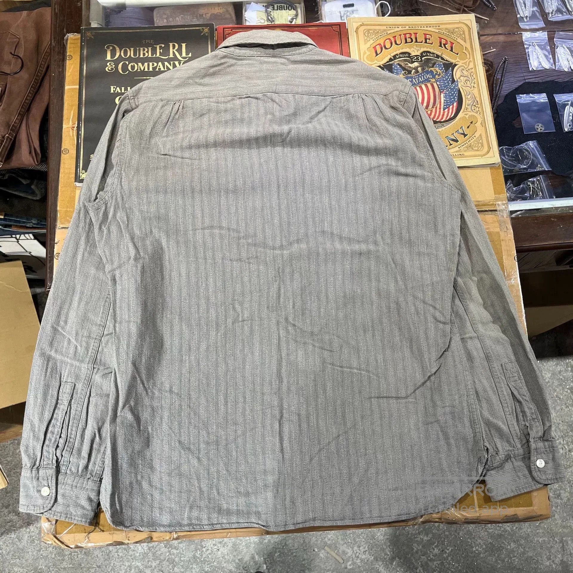 RRL Ralph Lauren RRL Double RL Striped Vintage Shirt. Size US M / EU 48-50 / 2 - 2 Thumbnail