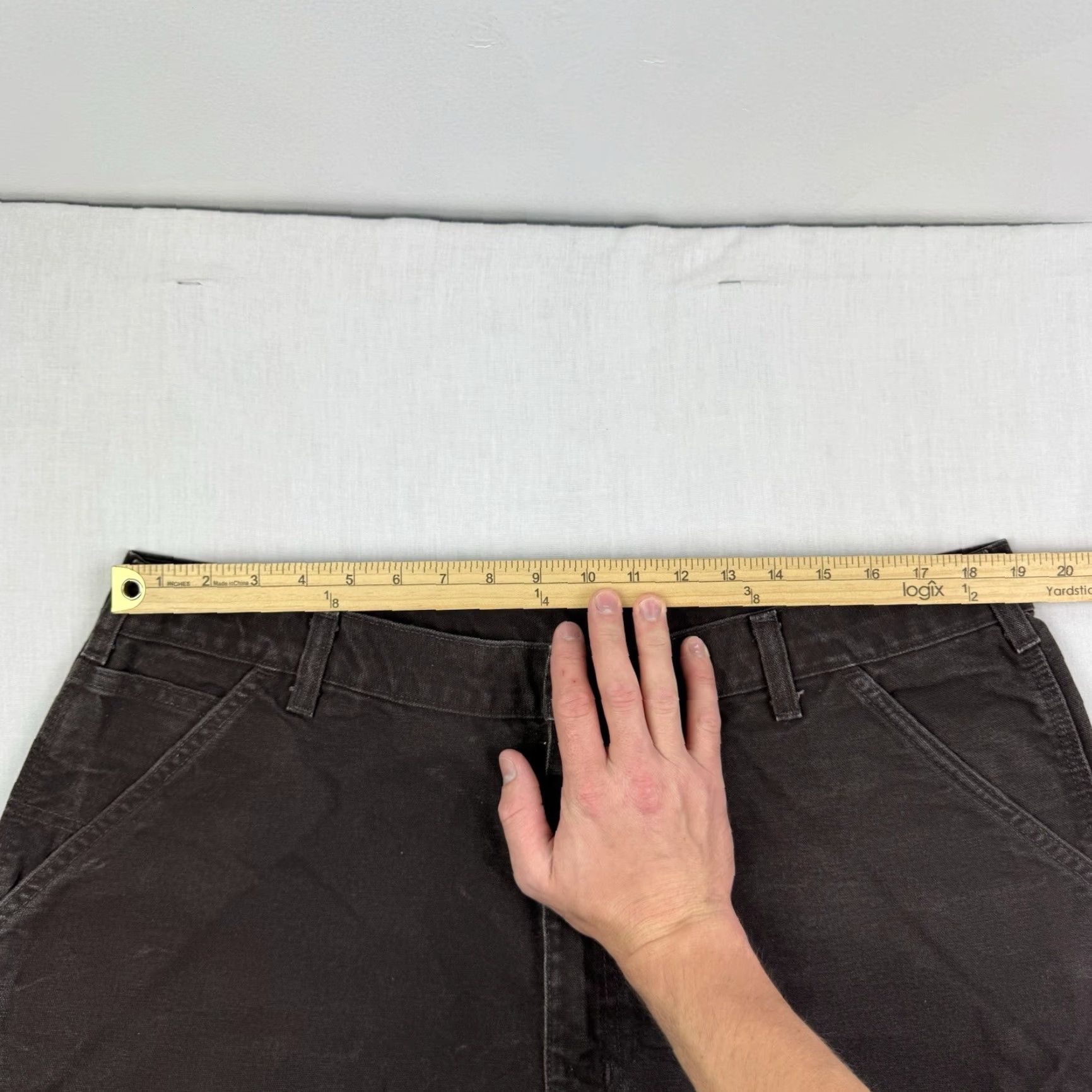 Carhartt VINTAGE Carhartt Carpenter Pants Men's Regular 40x32 Brown Casual Workwear 90s Grunge Size US 40 / EU 56 - 7 Thumbnail