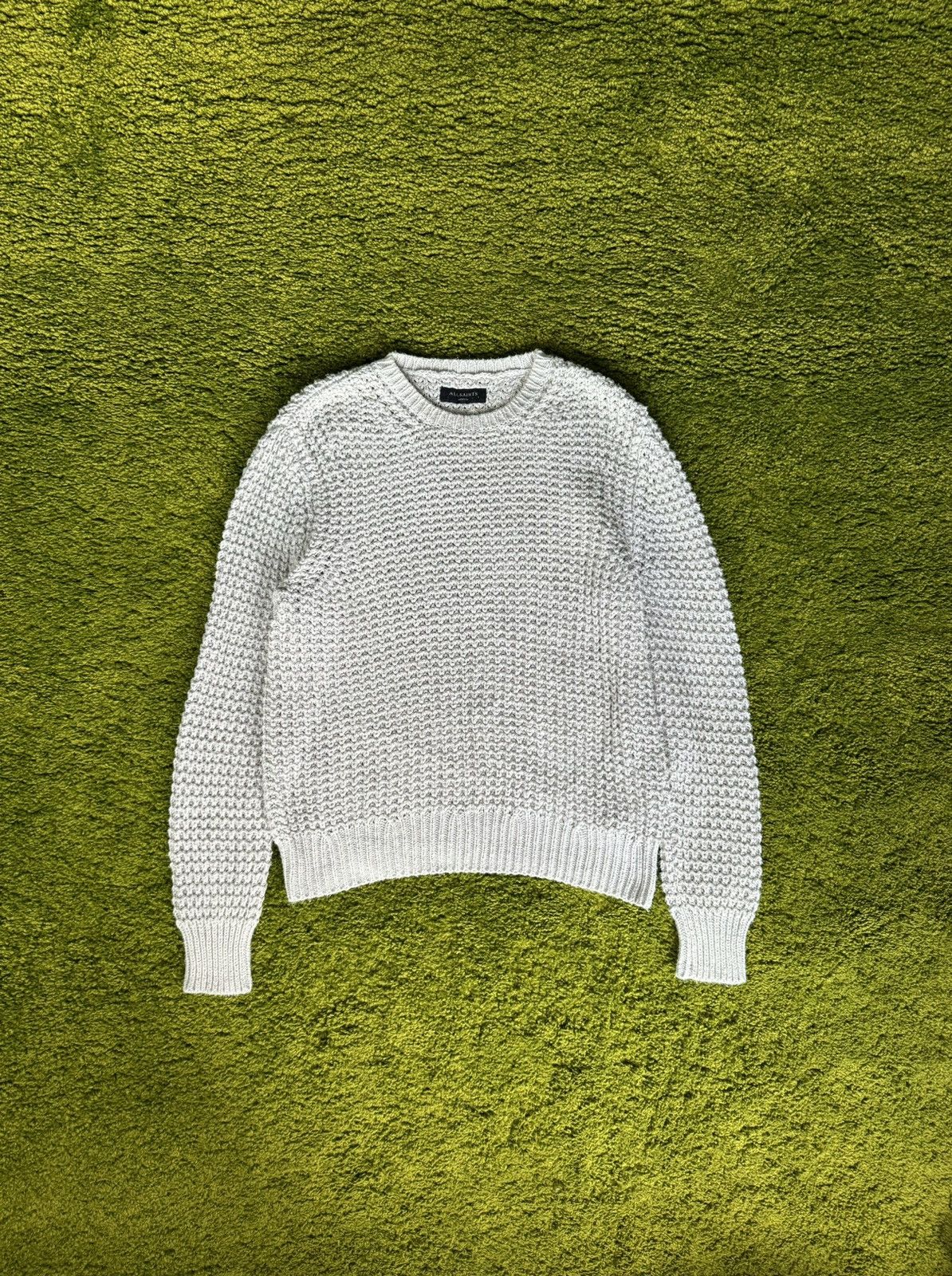 Allsaints × Designer AllSaints avant garde heavy knit sweater Size US M / EU 48-50 / 2 - 1 Thumbnail