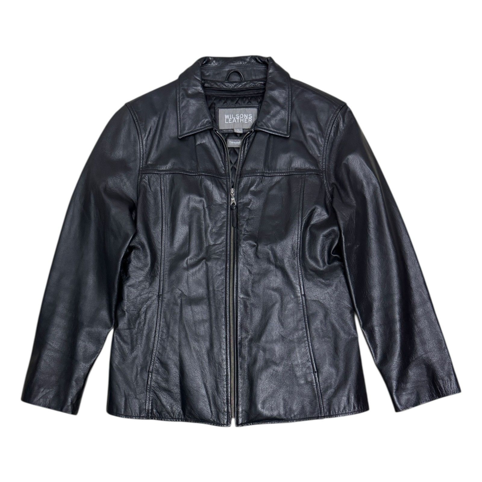 Wilsons Leather WILSONS LEATHER Genuine Leather Winter Jacket Coat Large Size L / US 10 / IT 46 - 2 Thumbnail