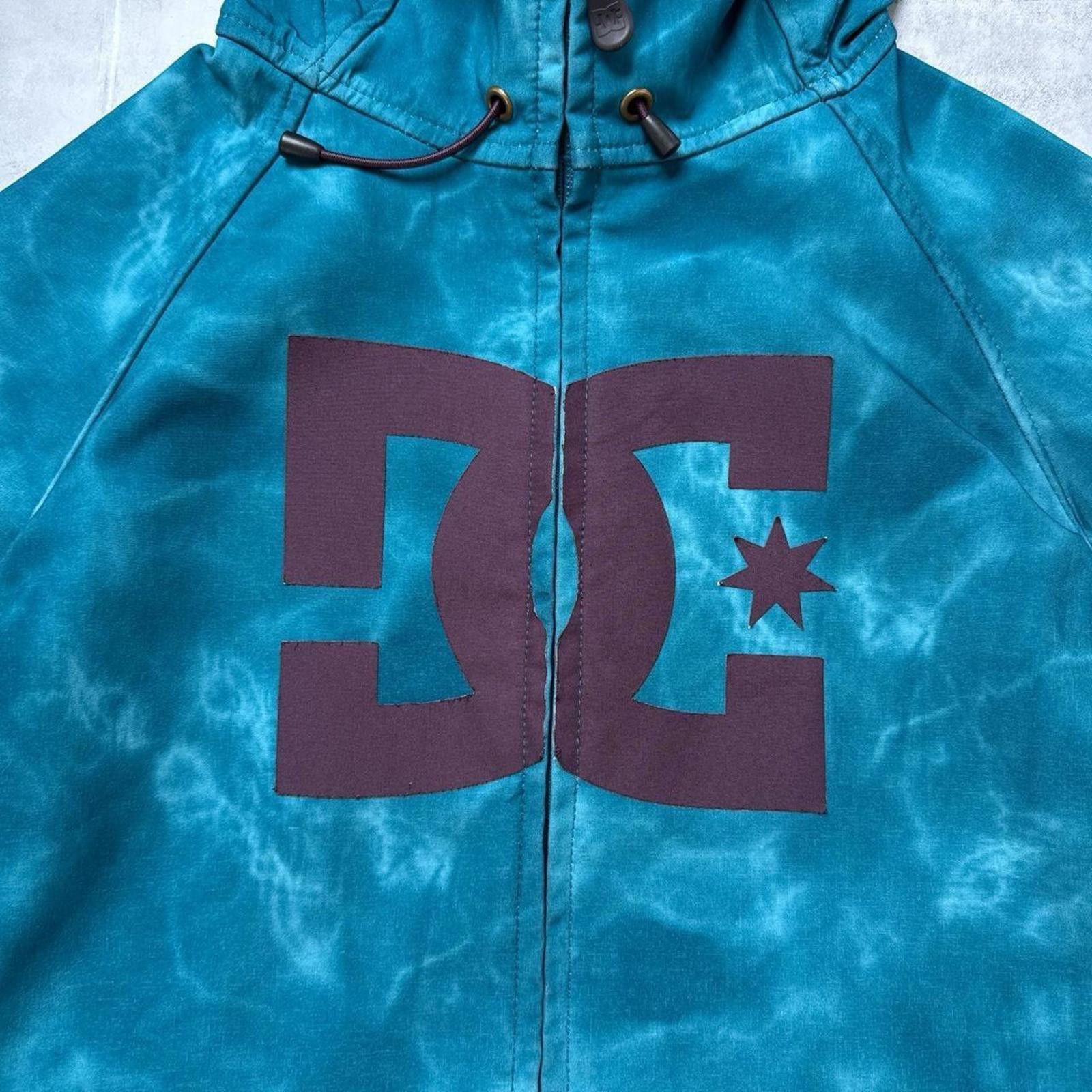Other Y2K DC Shoes Snow Hoodie/Jacket Teal Tie-Dye Size S / US 4 / IT 40 - 3 Thumbnail