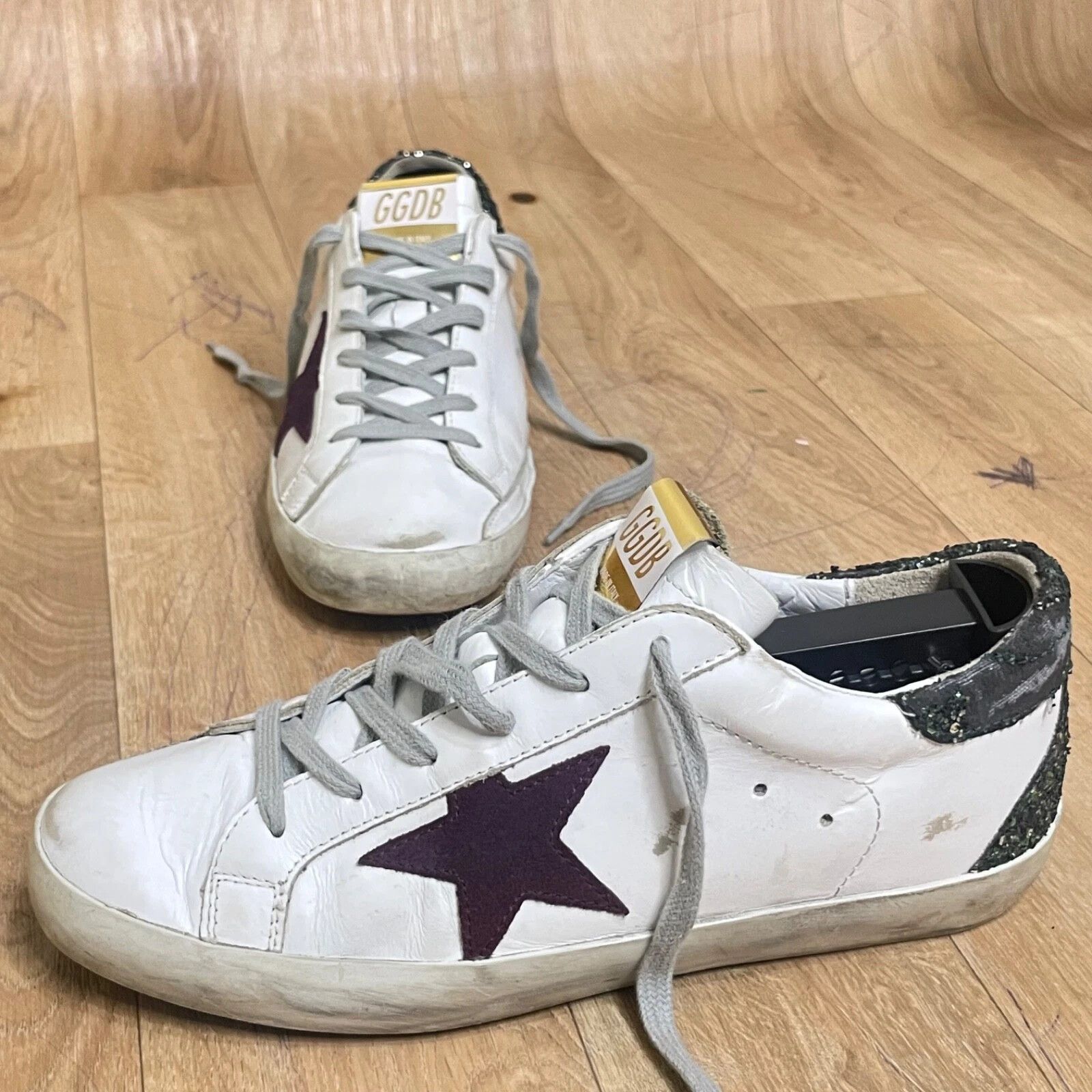 Golden Goose GGDB Golden Goose Sneakers Supersta low top womens white Size US 8 / IT 38 - 1 Thumbnail