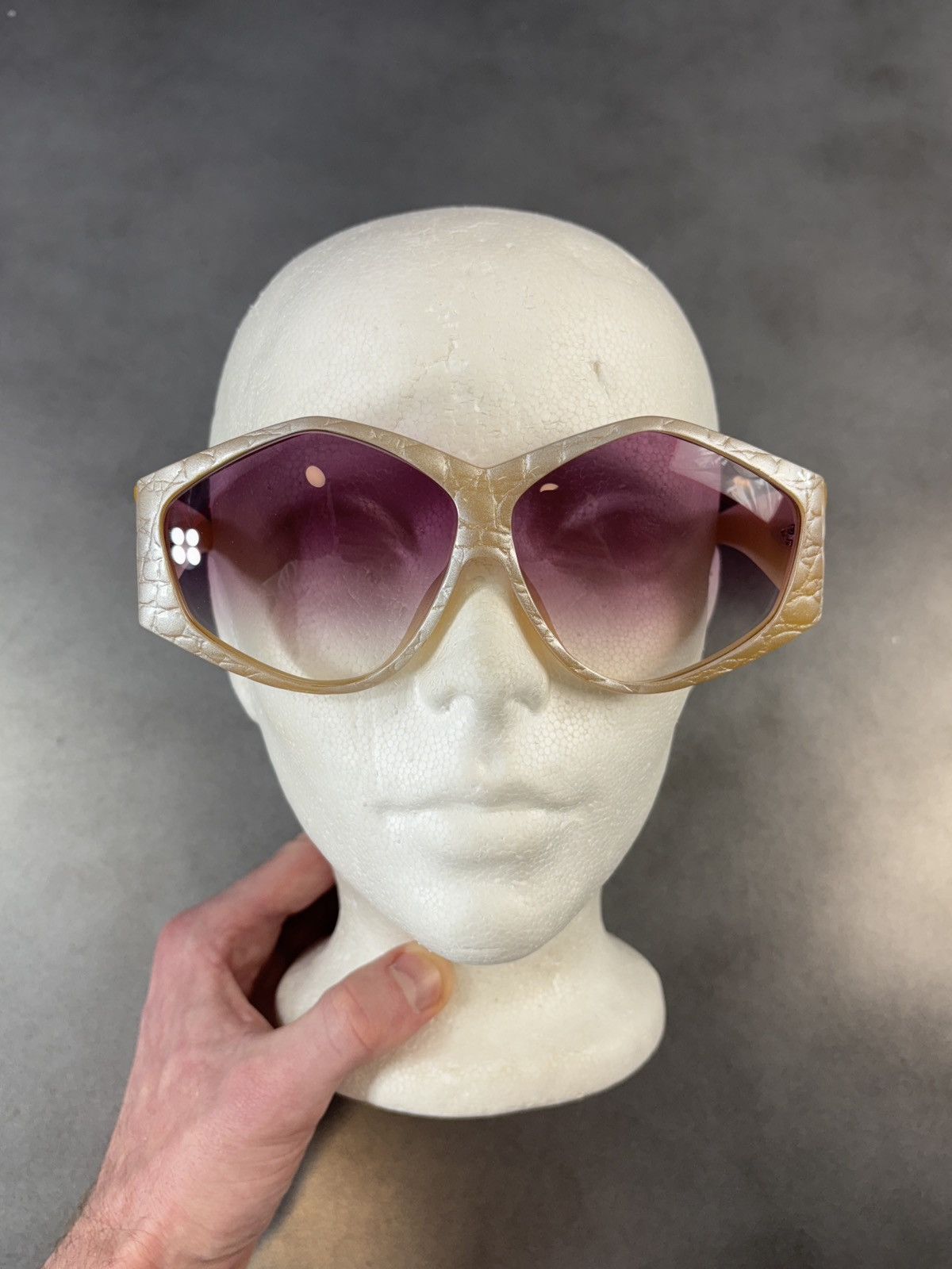 Christian Dior Monsieur 1970s Christian Dior Sunglasses Vintage 2230 Germany Snake Size ONE SIZE - 4 Thumbnail