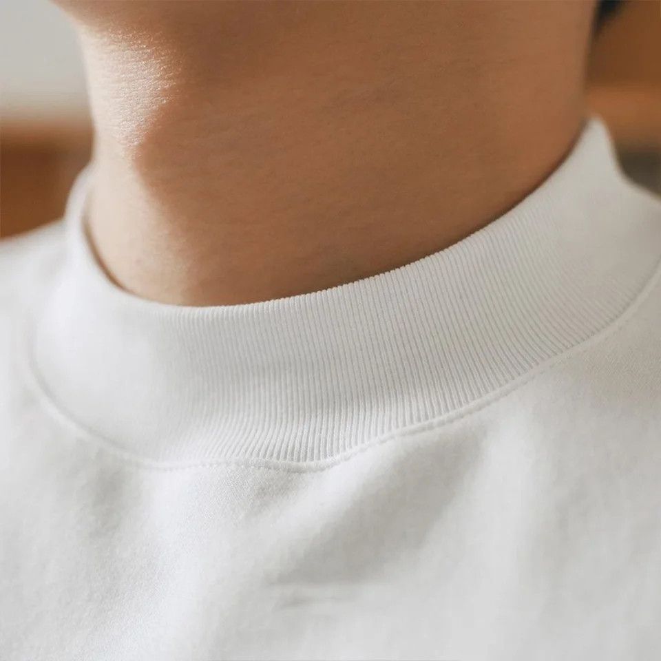 Other New Thick Plain White Oversized Tee Tights Collar Size US S / EU 44-46 / 1 - 4 Thumbnail