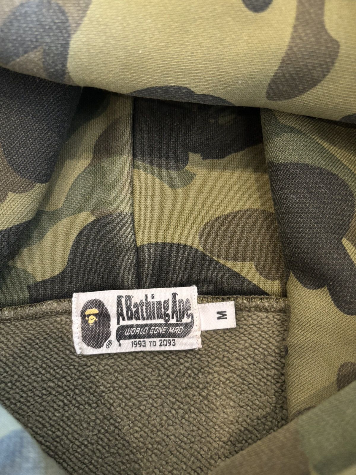 Bape Green Bape collage hoodie Size US M / EU 48-50 / 2 - 2 Thumbnail