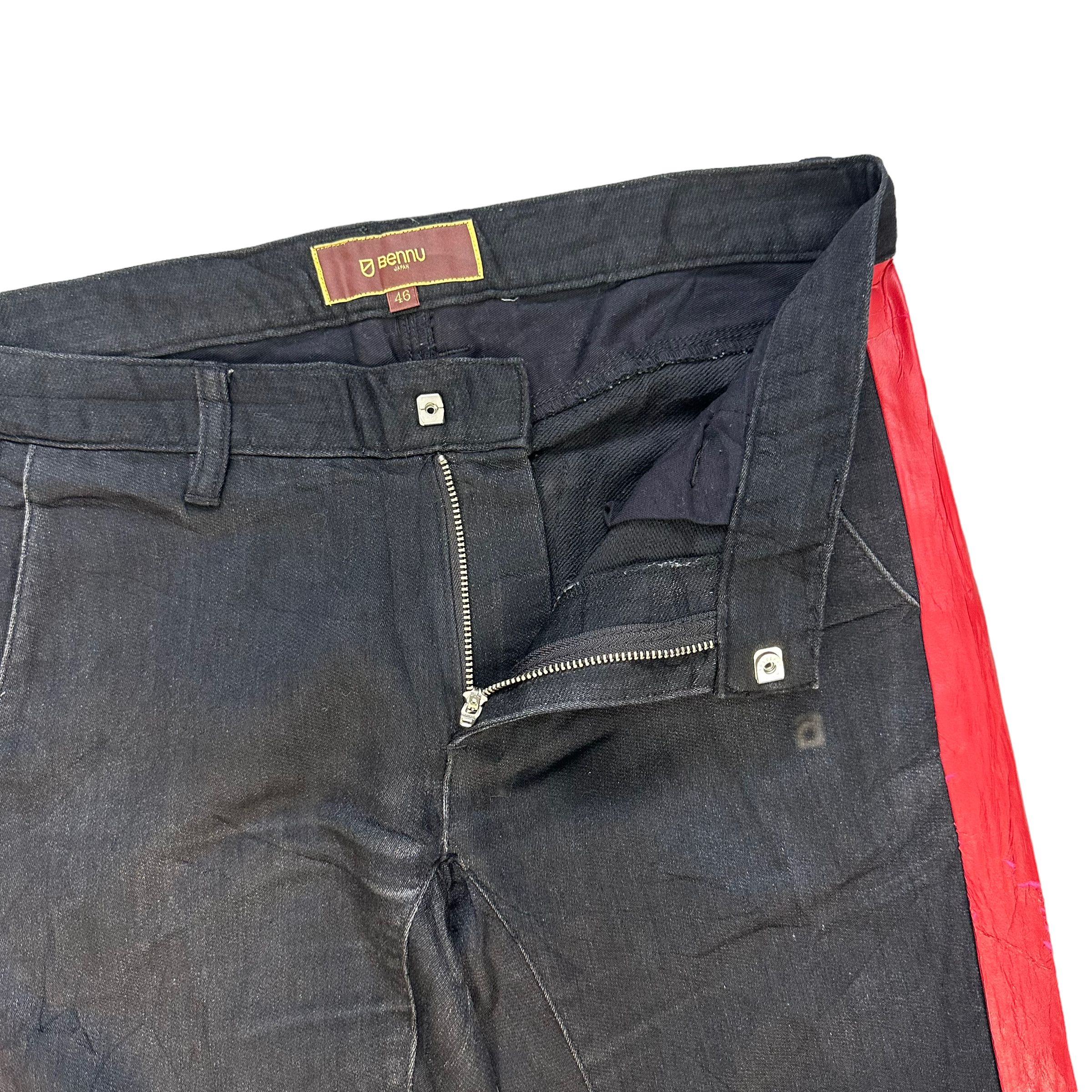 Japanese Brand BENNU JAPAN RED LINE SKINNY FIT PANT #7905-189 Size US 32 / EU 48 - 5 Thumbnail