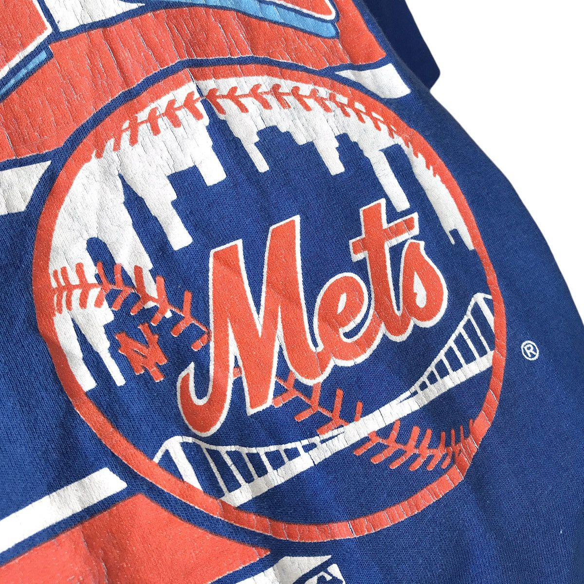 MLB × Vintage New York Mets MLB Vintage 1989 Trench USA Baseball Tee Size US XL / EU 56 / 4 - 5 Thumbnail