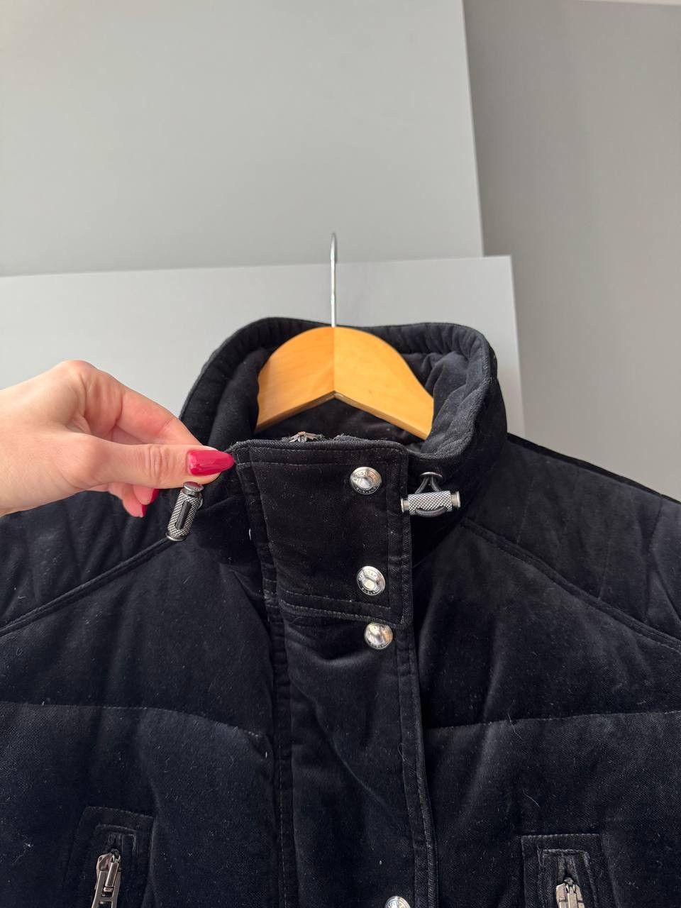 Original Belstaff Padded Velour Puffer Jacket