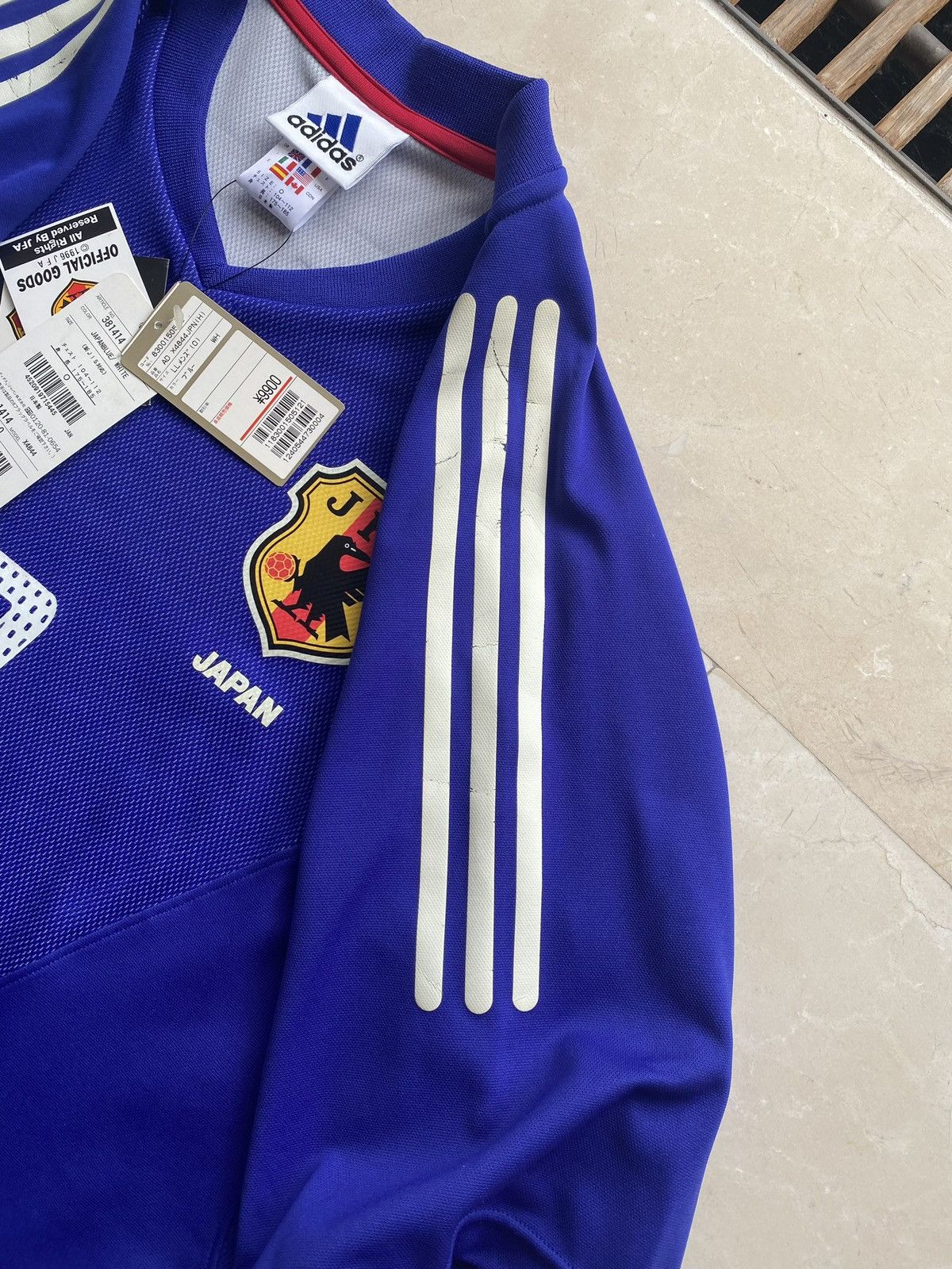 Adidas × Japanese Brand * rare * Japan 2002 home jersey #10 Nakayama size large MEN Size US L / EU 52-54 / 3 - 11 Thumbnail
