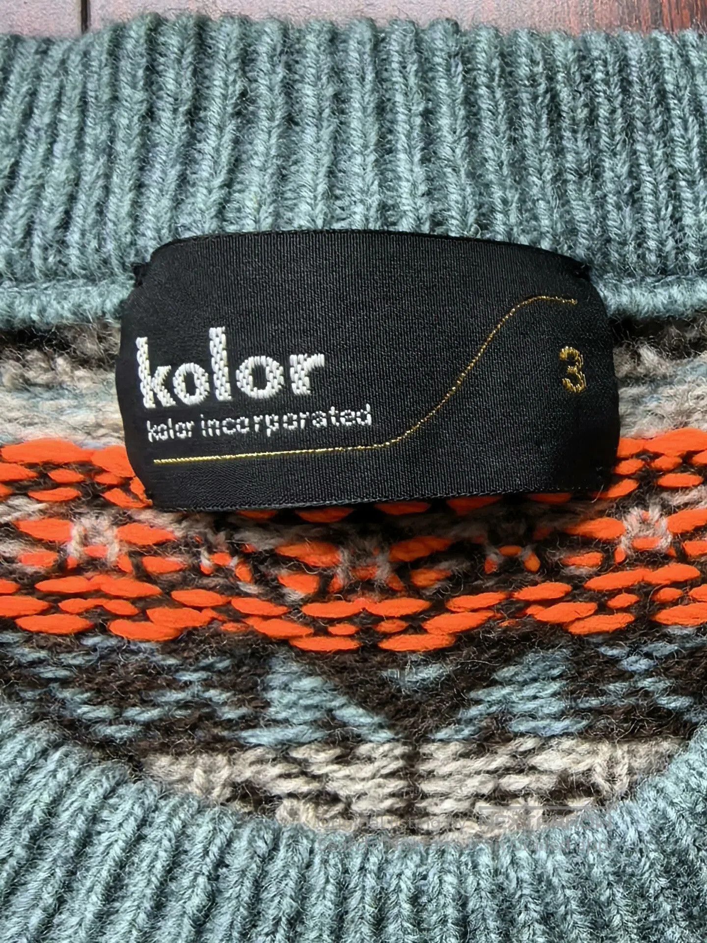 Kolor colorful wool ethnic-style functional sweater. Size US M / EU 48-50 / 2 - 2 Thumbnail