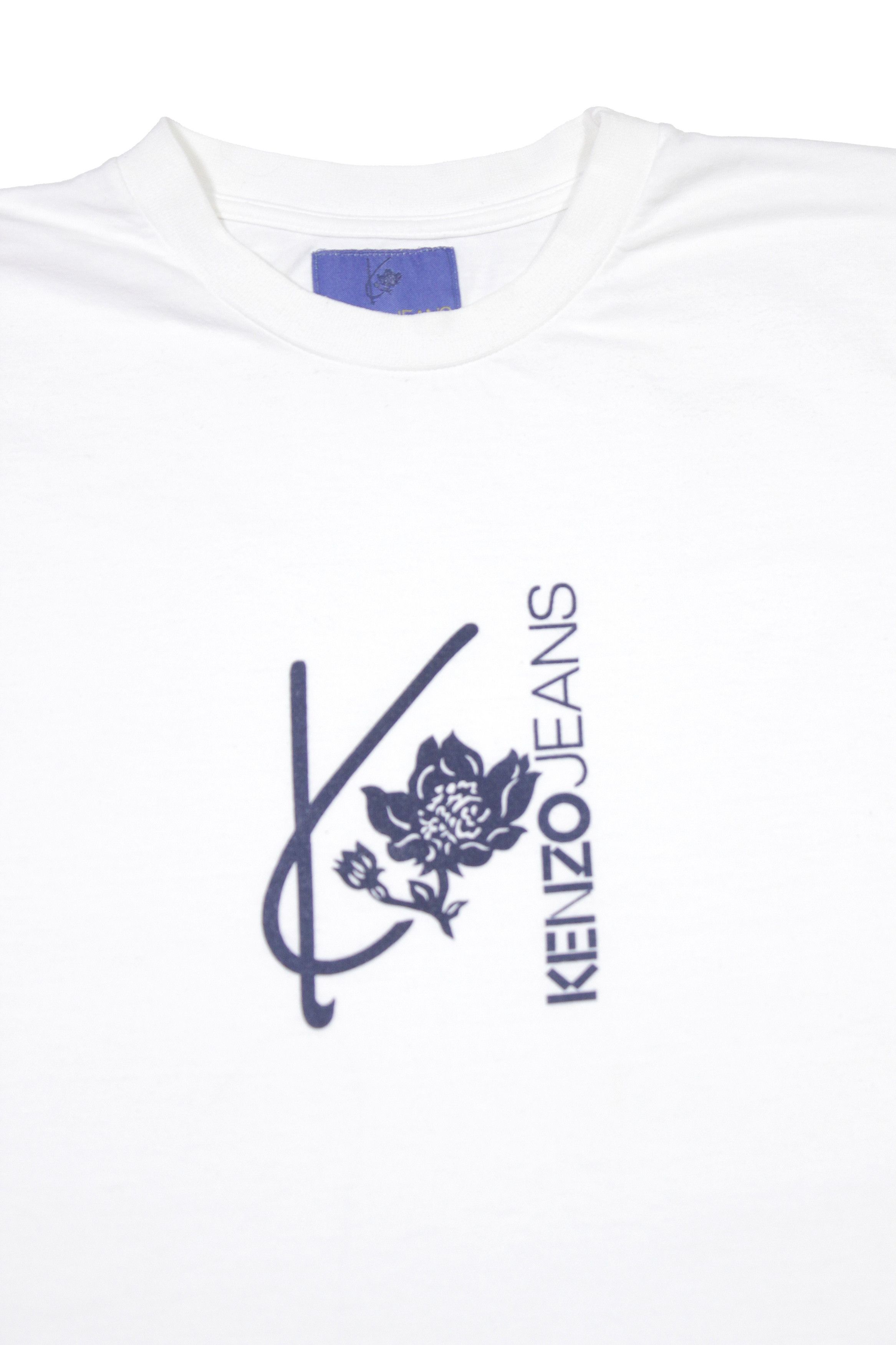 Kenzo 90S Big Logo T-Shirt Vintage Size US L / EU 52-54 / 3 - 3 Thumbnail