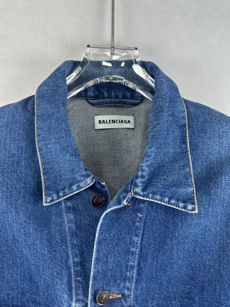 Balenciaga Balenciaga size 34 Earth Denim Jacket 2502-Nextarrow Size US M / EU 48-50 / 2 - 3 Thumbnail
