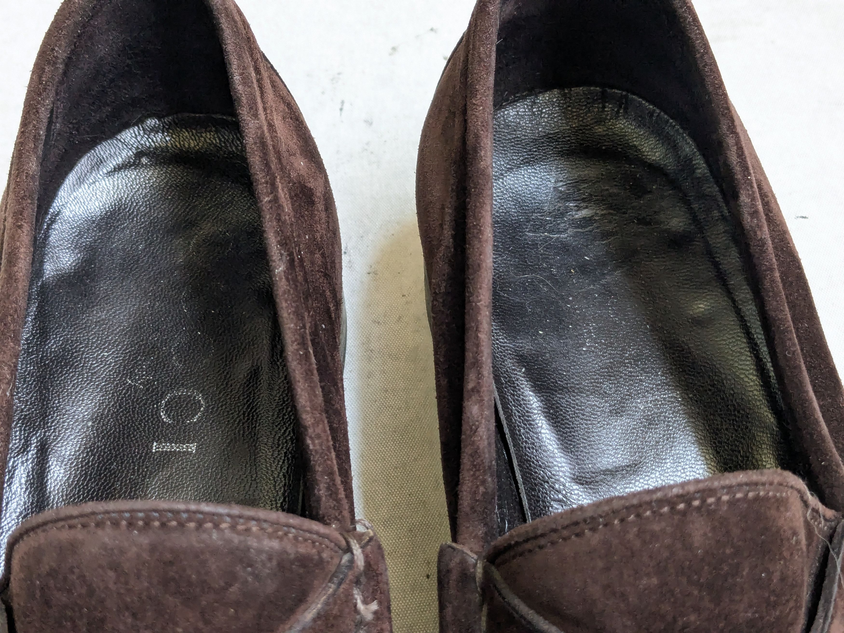 Gucci Gucci Horsebit Loafers Brown Suede Leather 9.5 D Snaffle Size US 9.5 / EU 42-43 - 2 Thumbnail