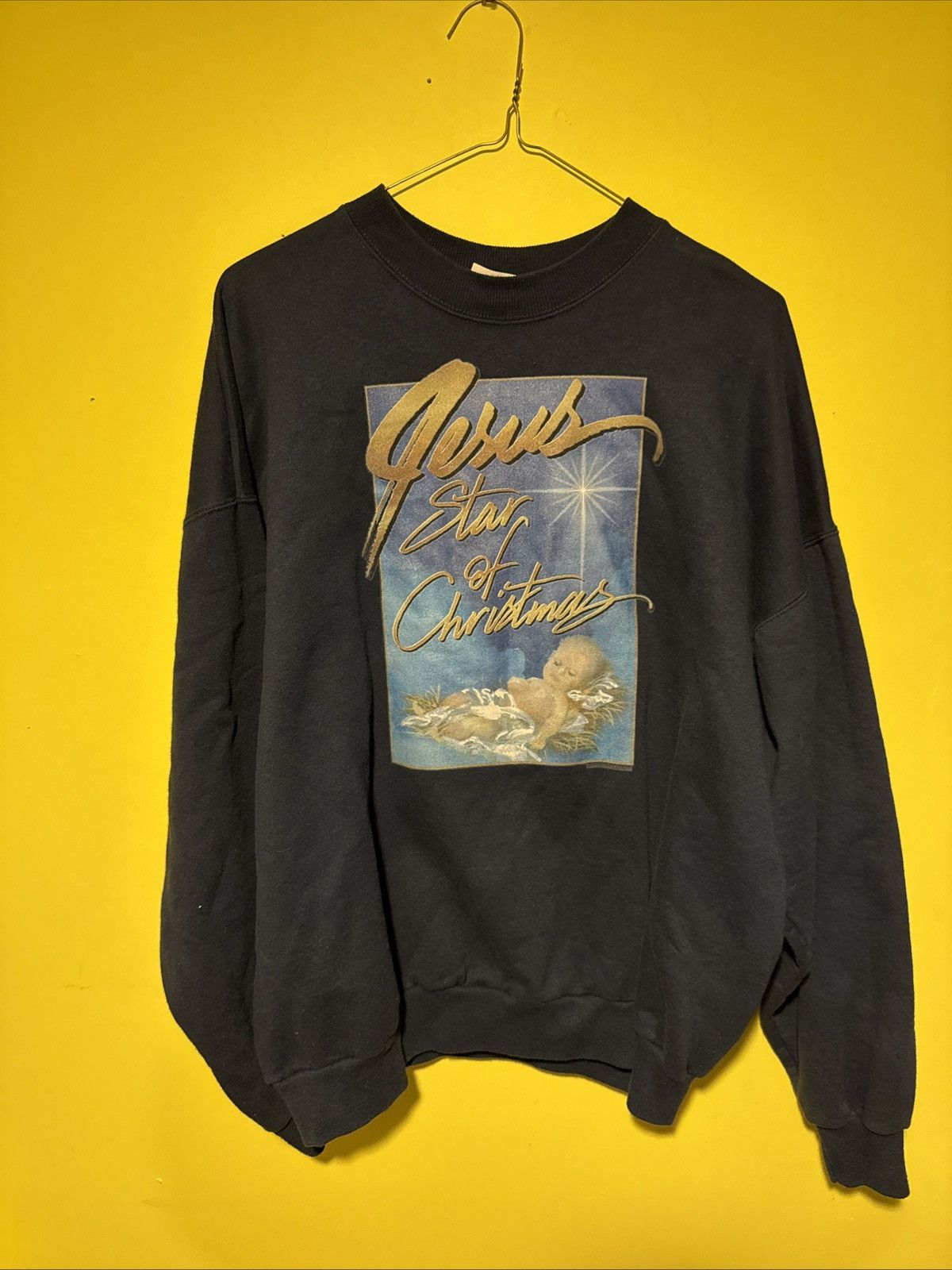 Other Vintage Baby Jesus Crewneck XL Bible Vtg 90s Religion Size US XL / EU 56 / 4 - 1 Thumbnail
