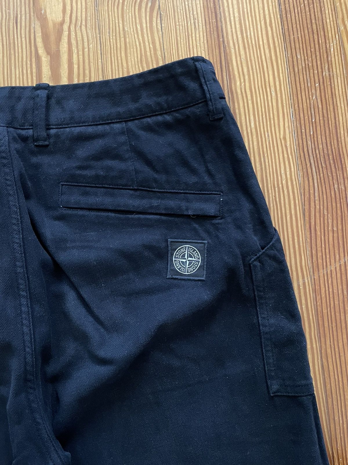 Stone Island Stone Island Fatigue Cargo Pants Black Size US 31 - 3 Thumbnail