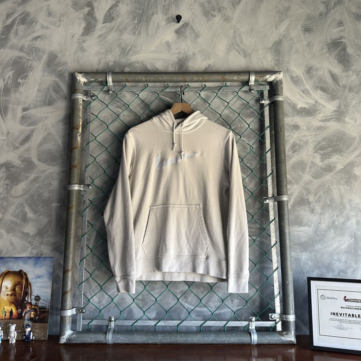 Nike Nike Men's Cotton Pullover Hoodie | Size M | Cream Size US M / EU 48-50 / 2 - 1 Thumbnail