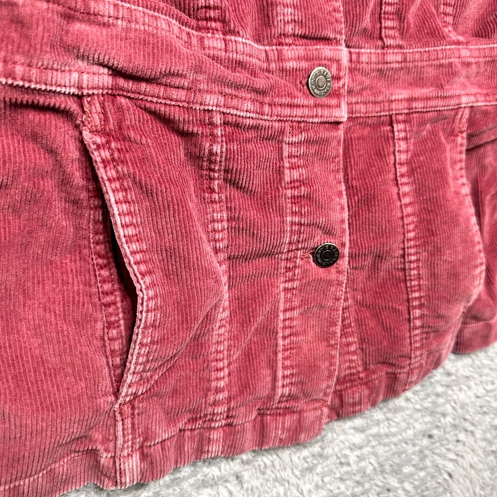 Eddie Bauer VINTAGE Eddie Bauer Jacket Womens L Red Corduroy Pockets Button Coat Set? Size L / US 10 / IT 46 - 7 Thumbnail