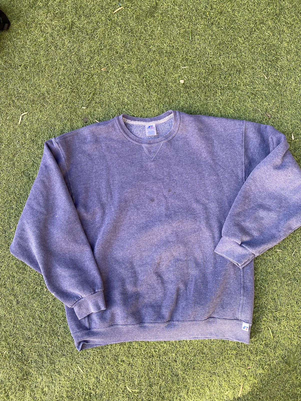 Russell Athletic × Vintage Faded VTG 90s Russel athletic Size US XL / EU 56 / 4 - 1 Thumbnail