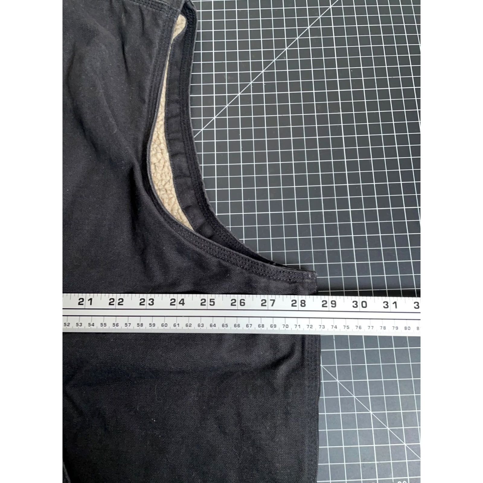 Vintage Berne Vest Cotton Canvas Sherpa Lined Full Zip Black 2XL Outdoor Workwear Shirt Mens Size US XXL / EU 58 / 5 - 5 Thumbnail
