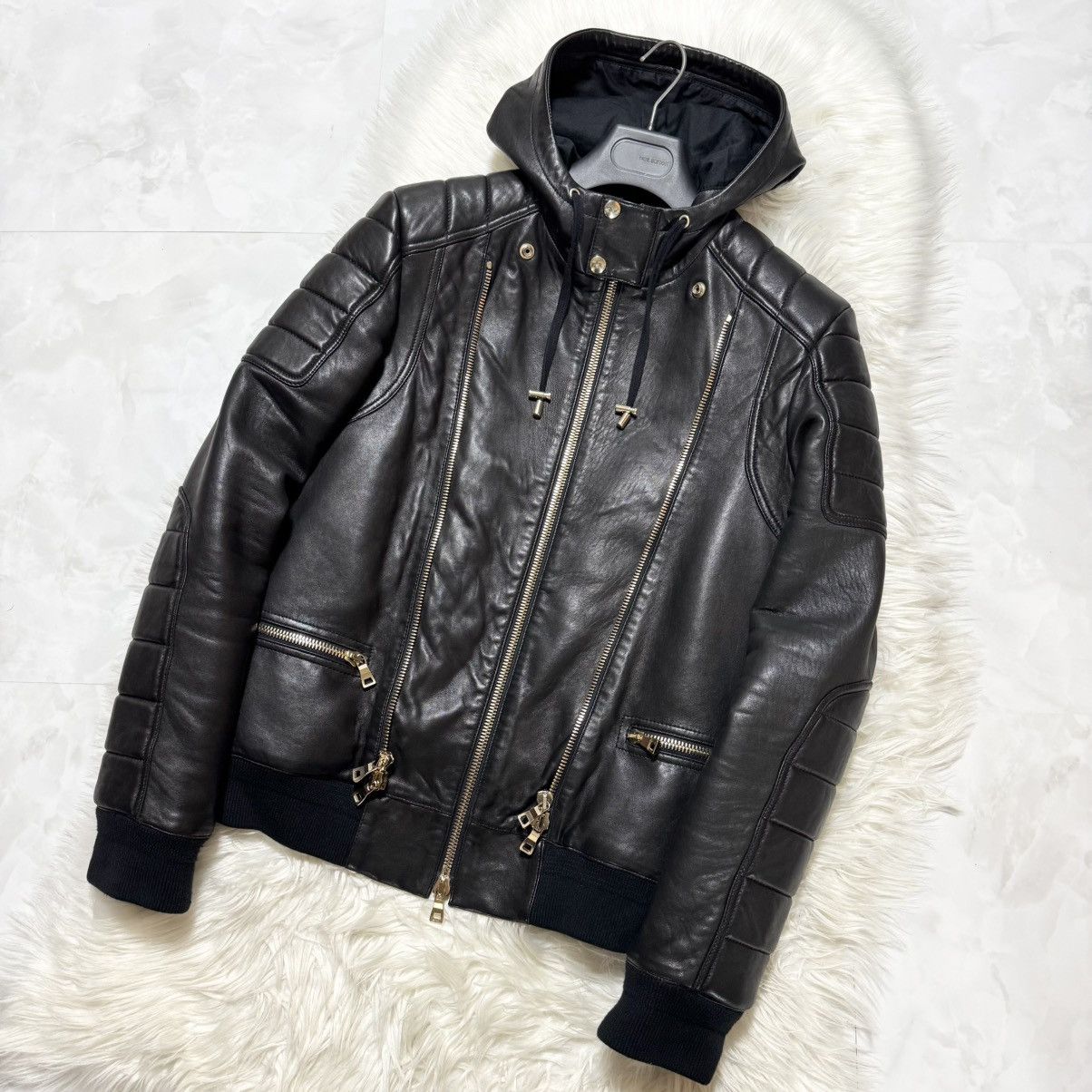 Balmain Balmain Homme quilted leather blouson Jacket Size US M / EU 48-50 / 2 - 7 Thumbnail