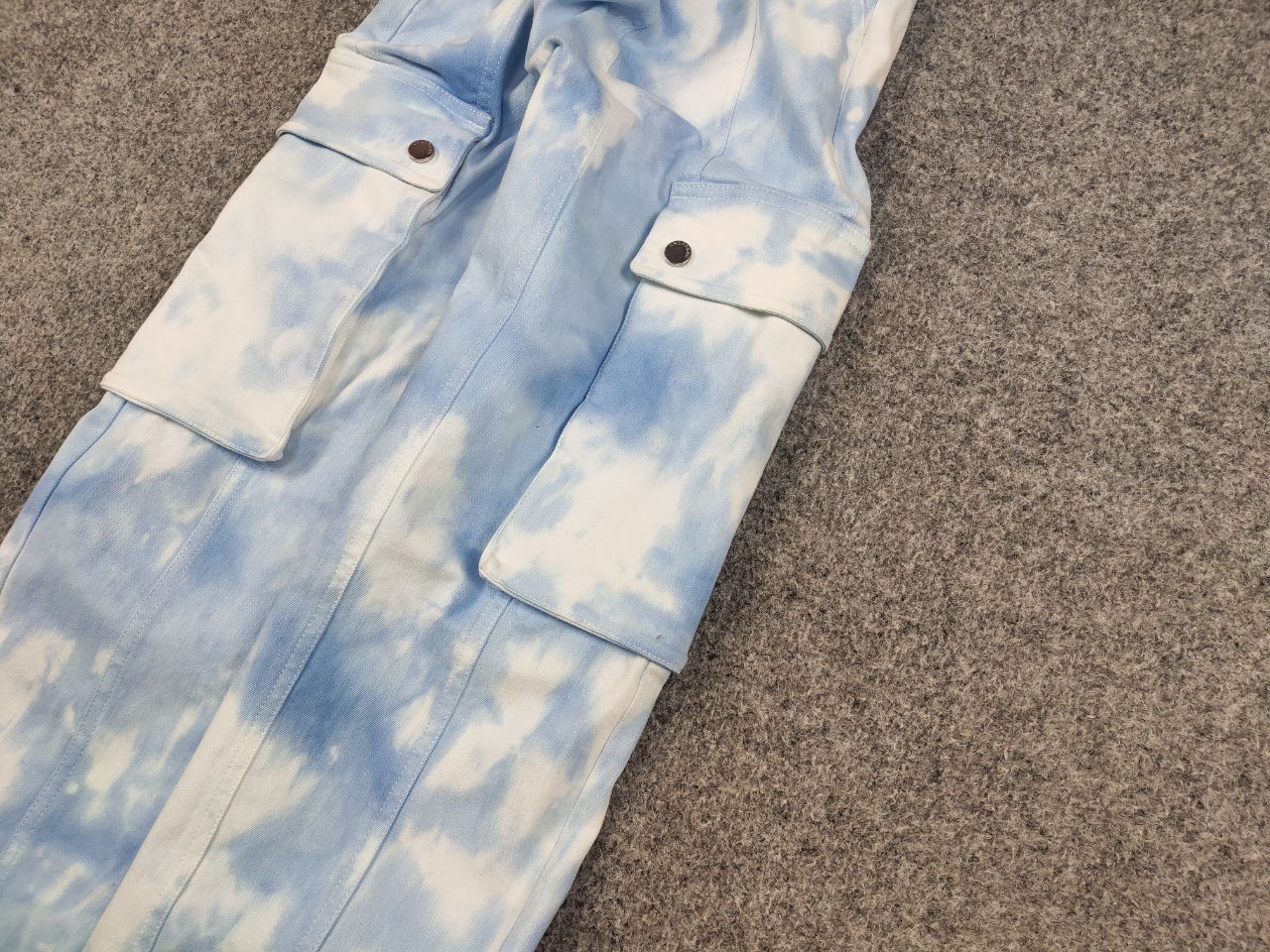 CHENPENG Chen Peng Japan Design Roman Column Trouser Blue Cargo Pants Size US 32 / EU 48 - 6 Thumbnail