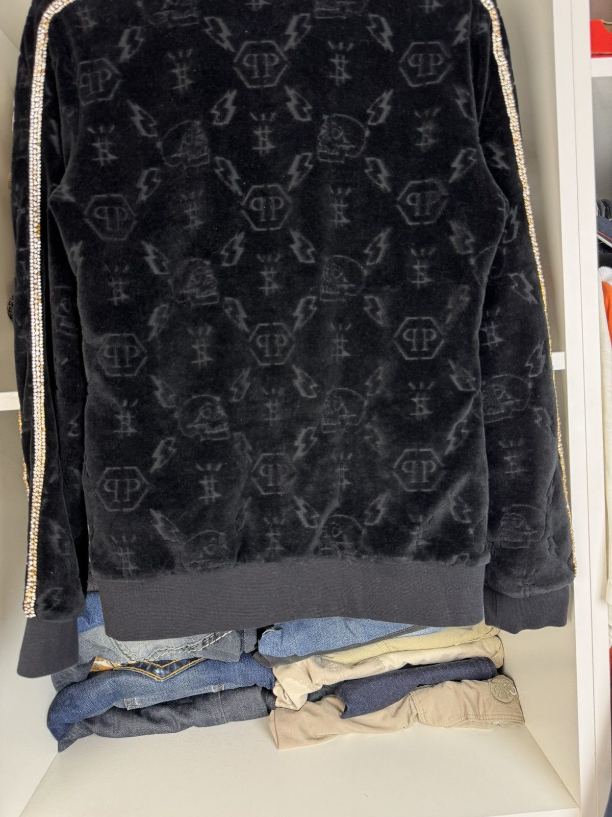 Philipp Plein Philipp Plein Women's Monogram Jogging Jacket Size S / US 4 / IT 40 - 24 Thumbnail