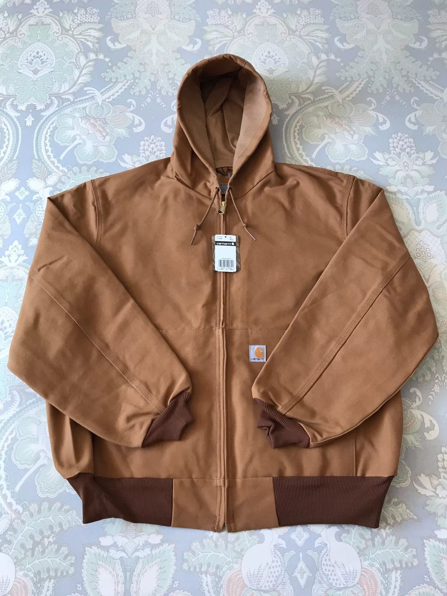 Carhartt Carhartt J131 Brown Hooded Jacket Size US XL / EU 56 / 4 - 1 Thumbnail