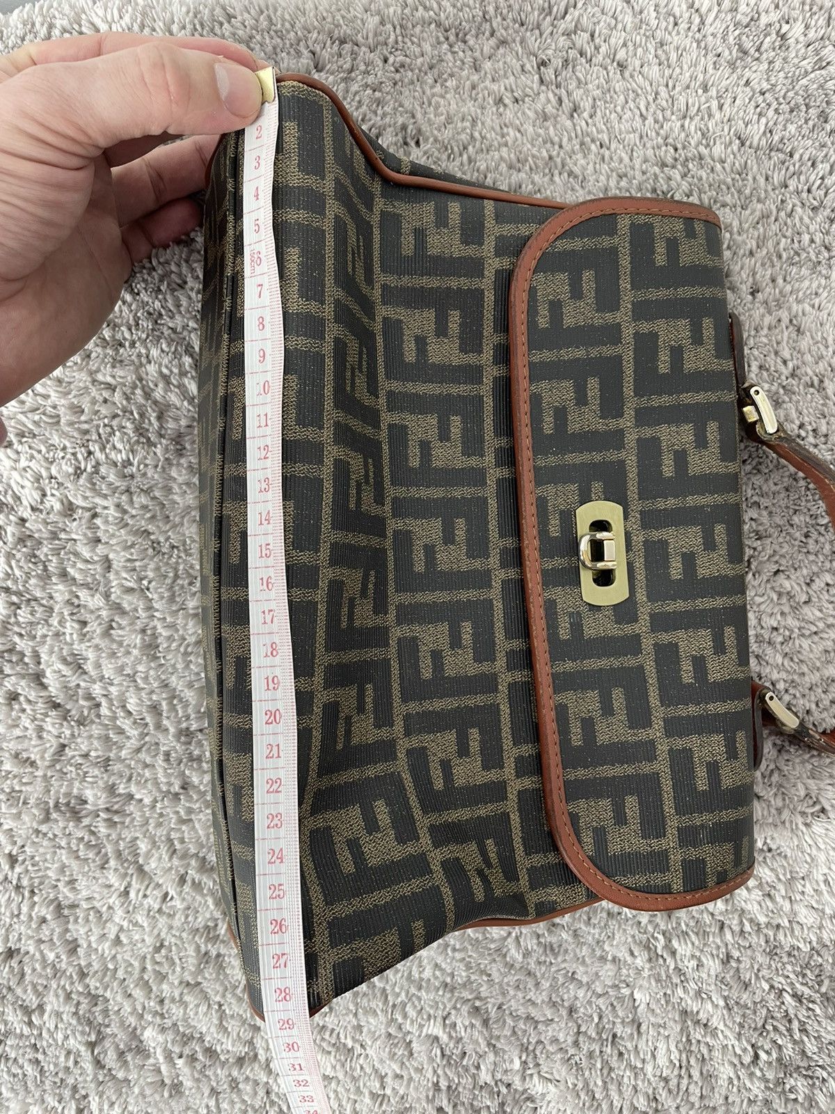 Fendi FENDI Bag FF 2 WAY Monogram With Crossbody Strap Size ONE SIZE - 23 Thumbnail