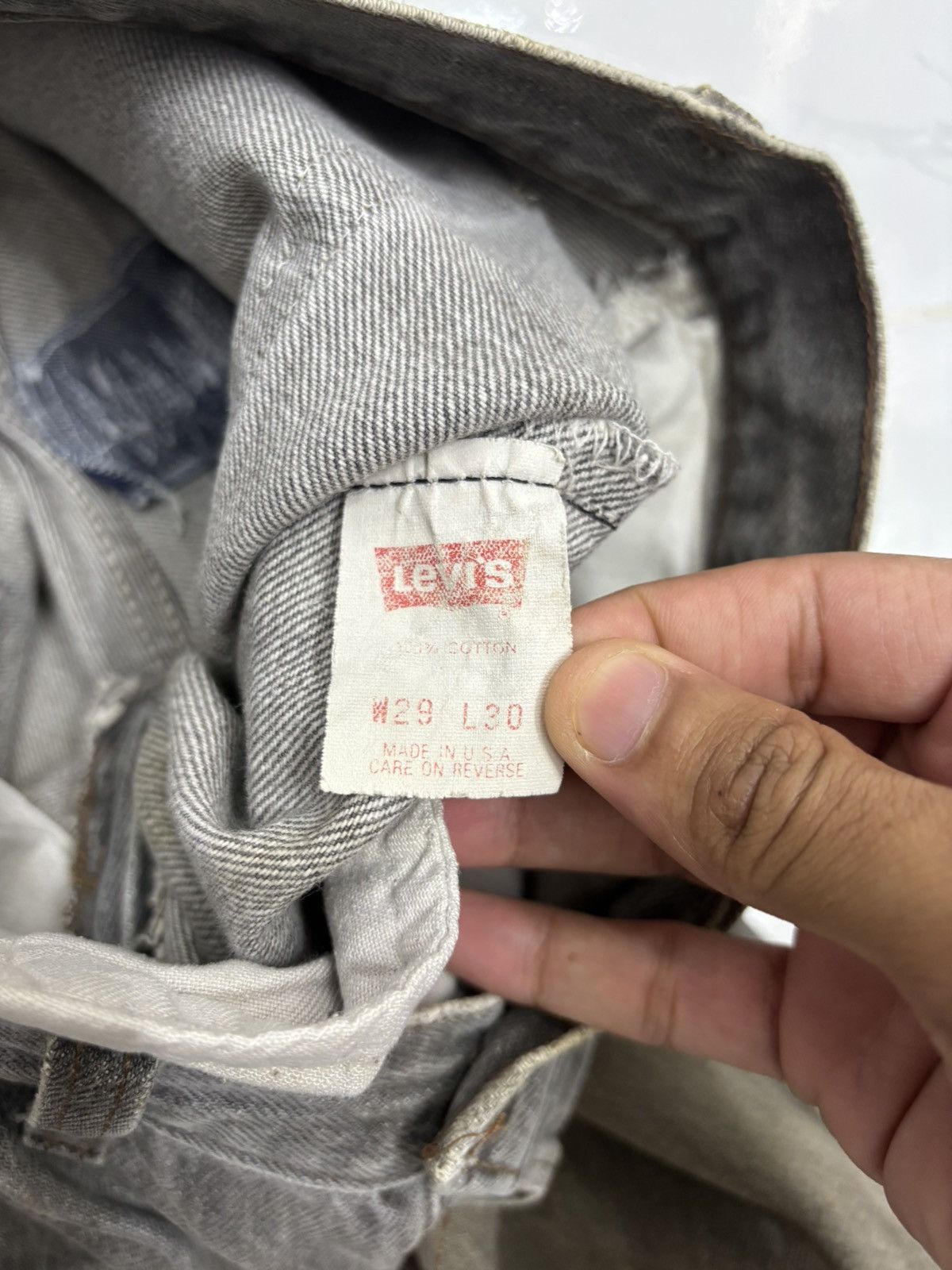 Levi's 🔥VTG LEVIS 501 MUD WASH DIRT JEANS DISTRESS Size US 29 - 12 Thumbnail