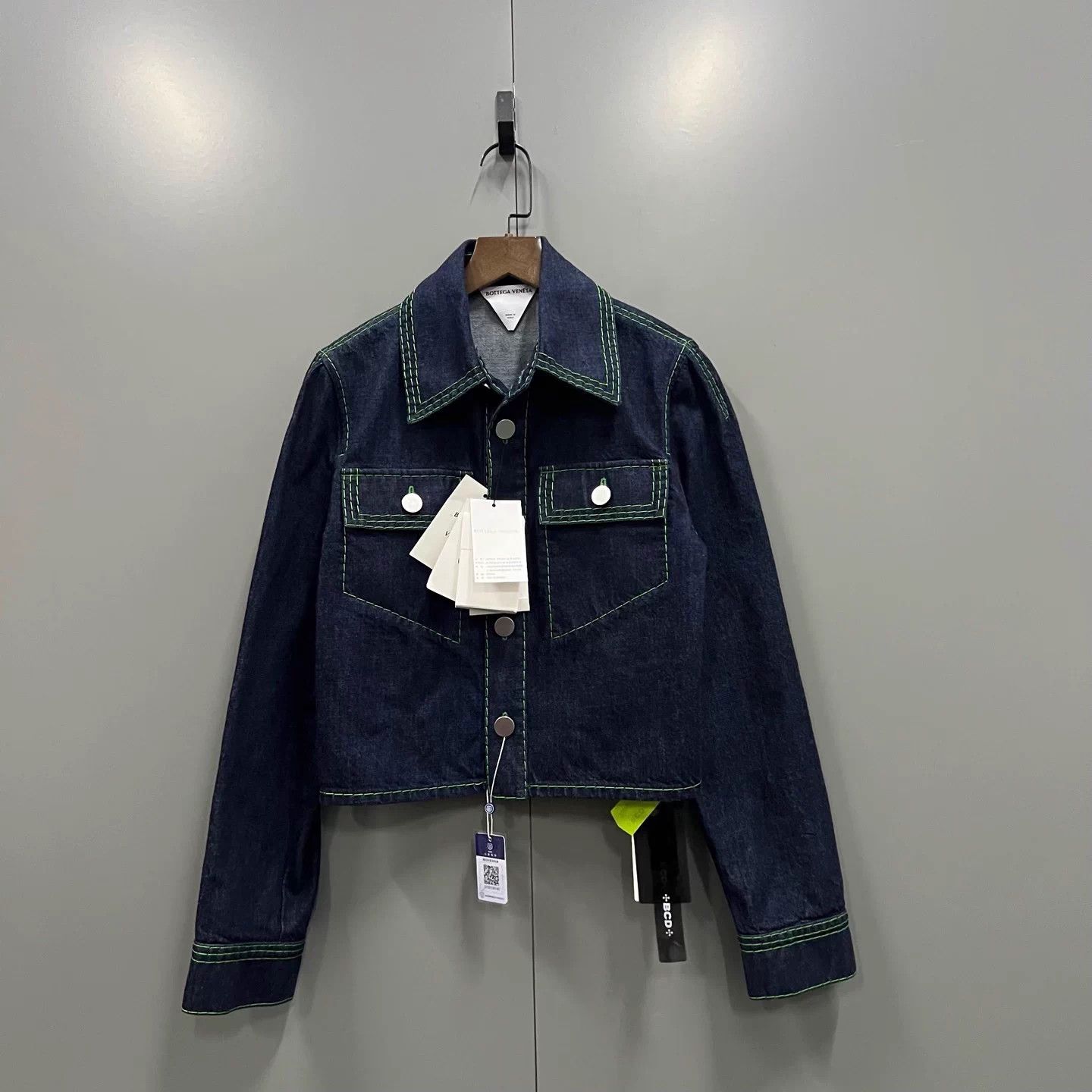 Bottega Veneta Bottega Veneta (BV) Blue Denim Jacket Size XS / US 0-2 / IT 36-38 - 1 Thumbnail